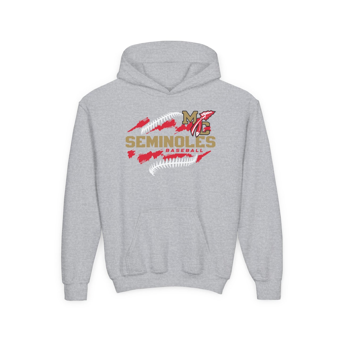MC Seminoles Baseball 1 Youth Hoodie