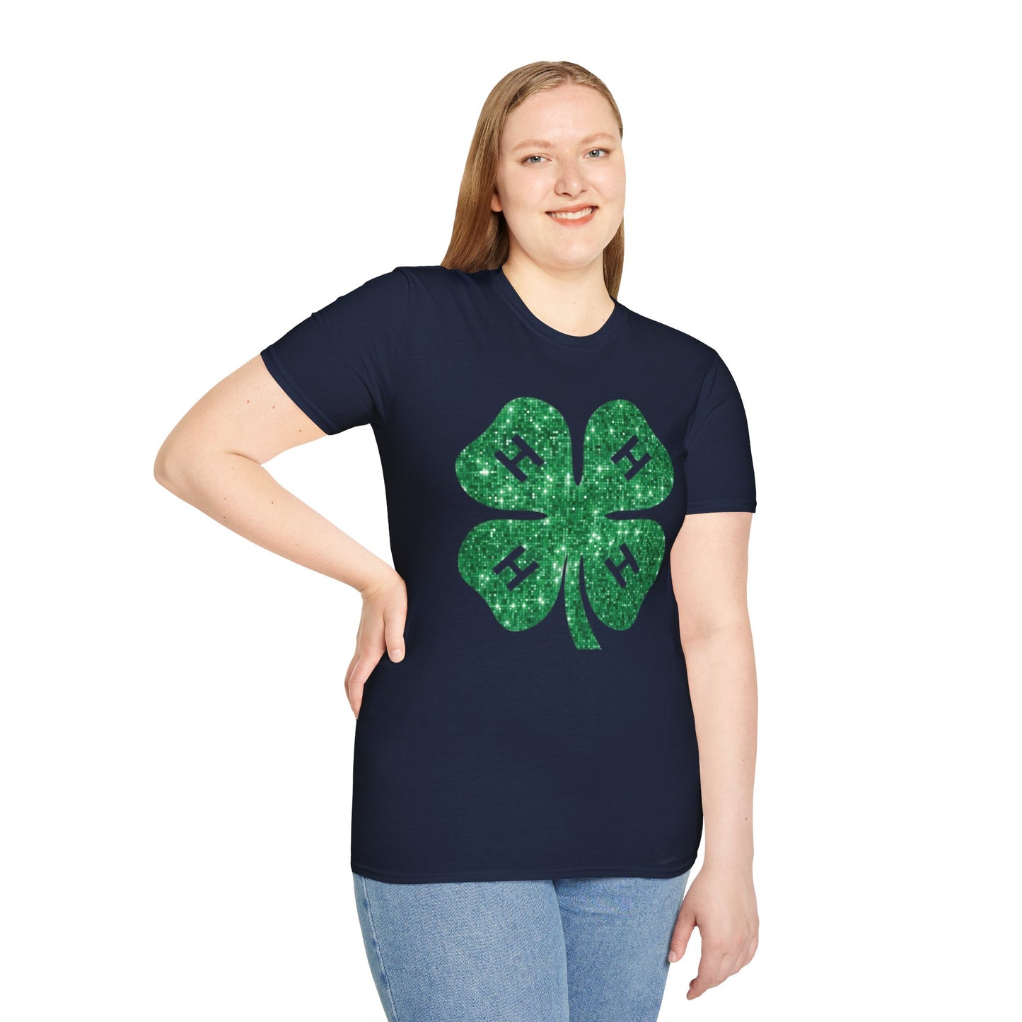 4-H GLITTER - Unisex T-Shirt