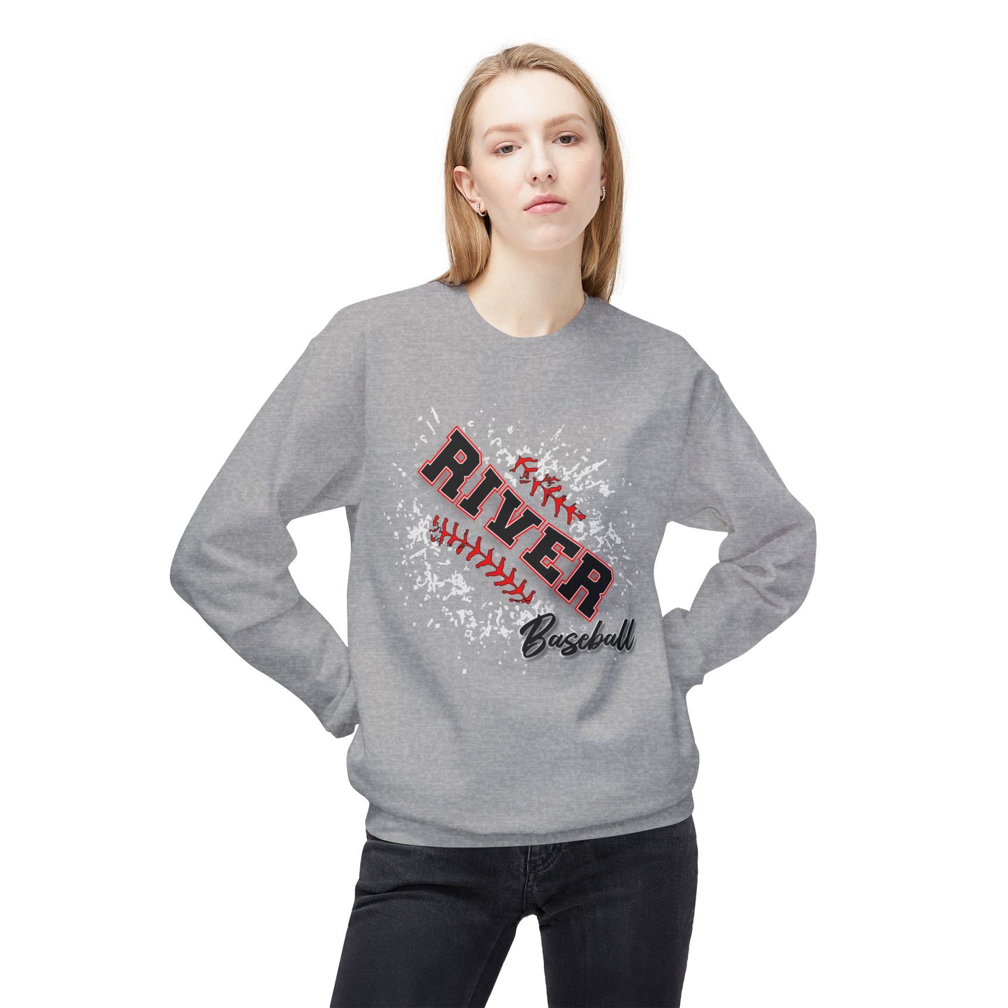 River Baseball 1 Crewneck Sweatshirt