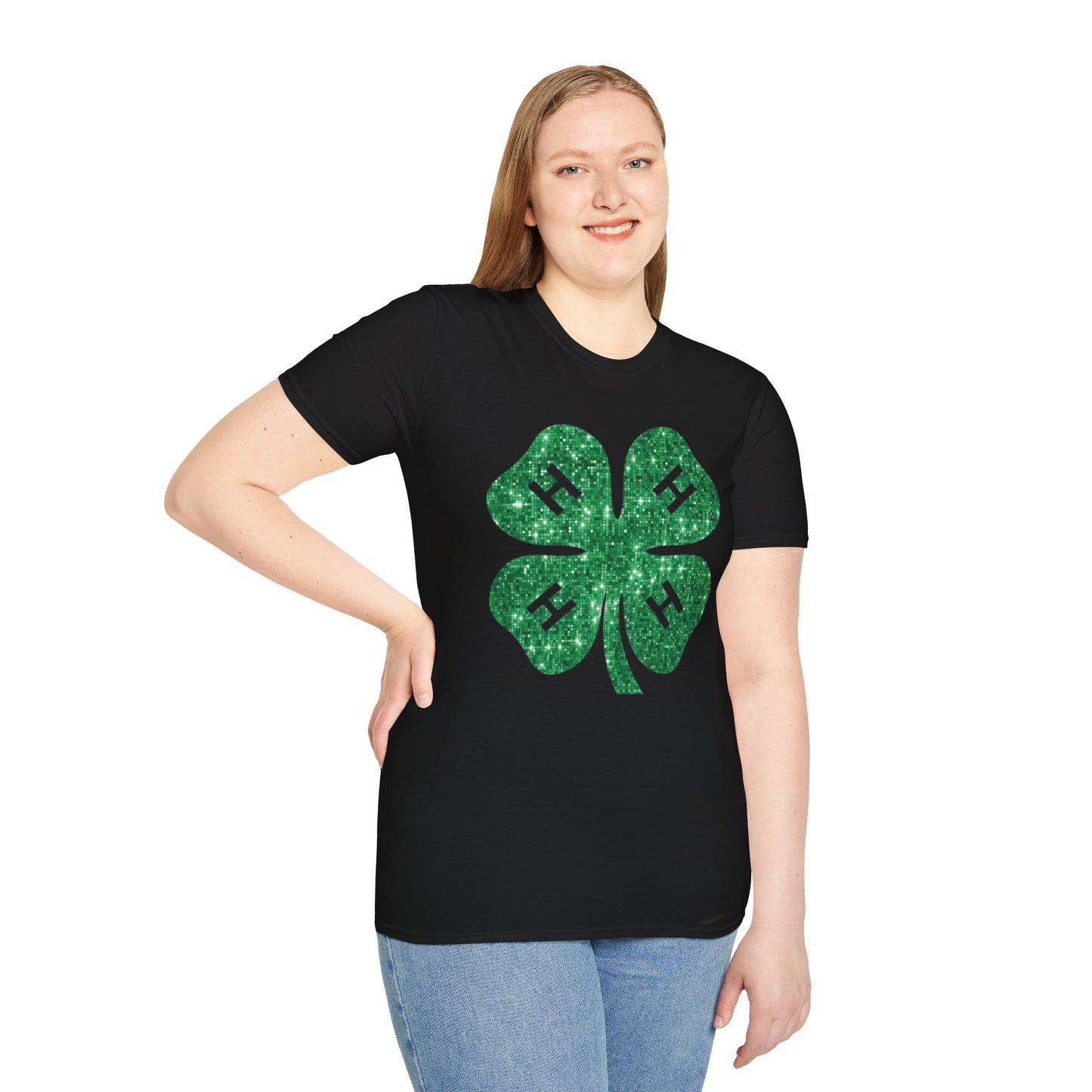 4-H GLITTER - Unisex T-Shirt