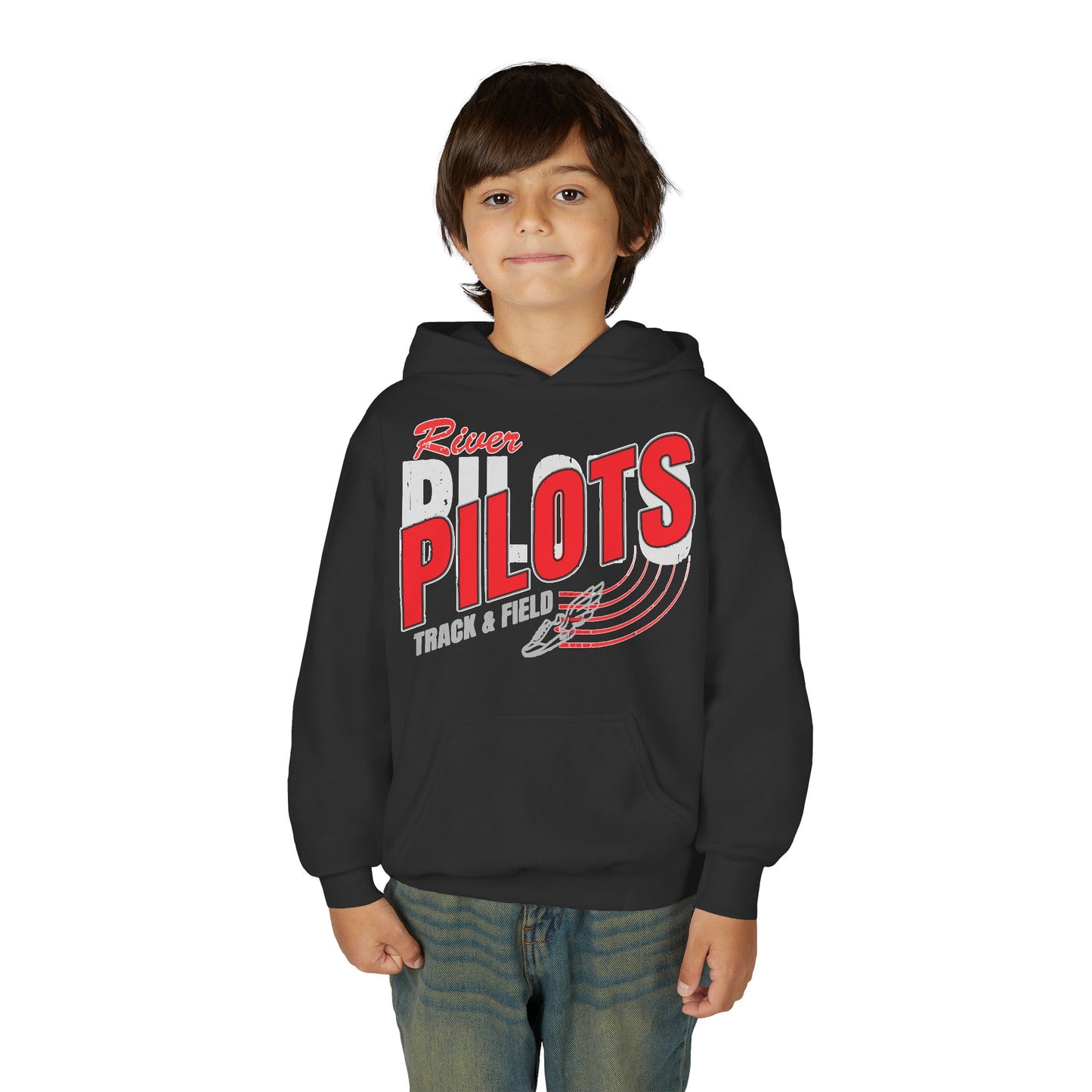 River Pilots Track & Field Youth Hoodie