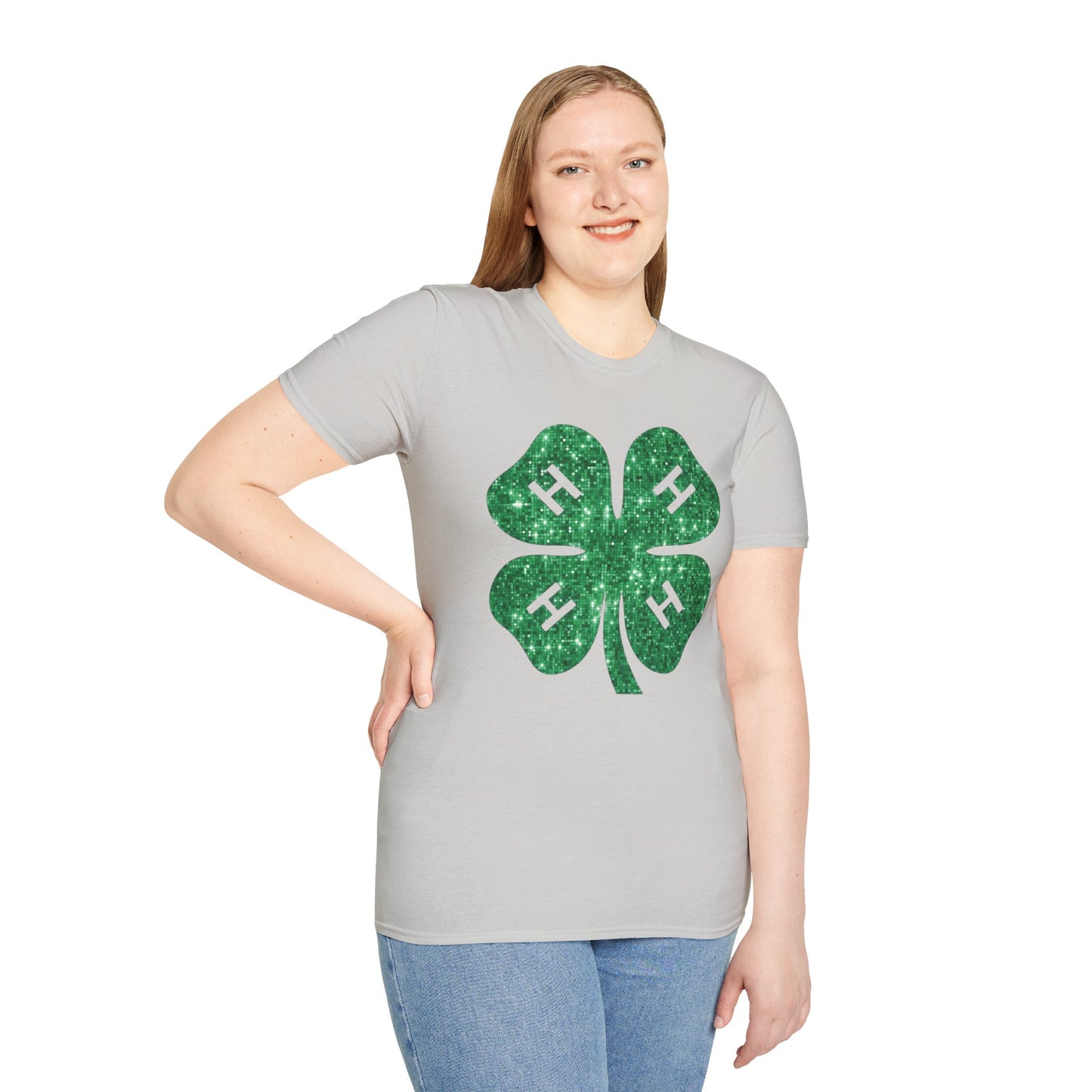 4-H GLITTER - Unisex T-Shirt