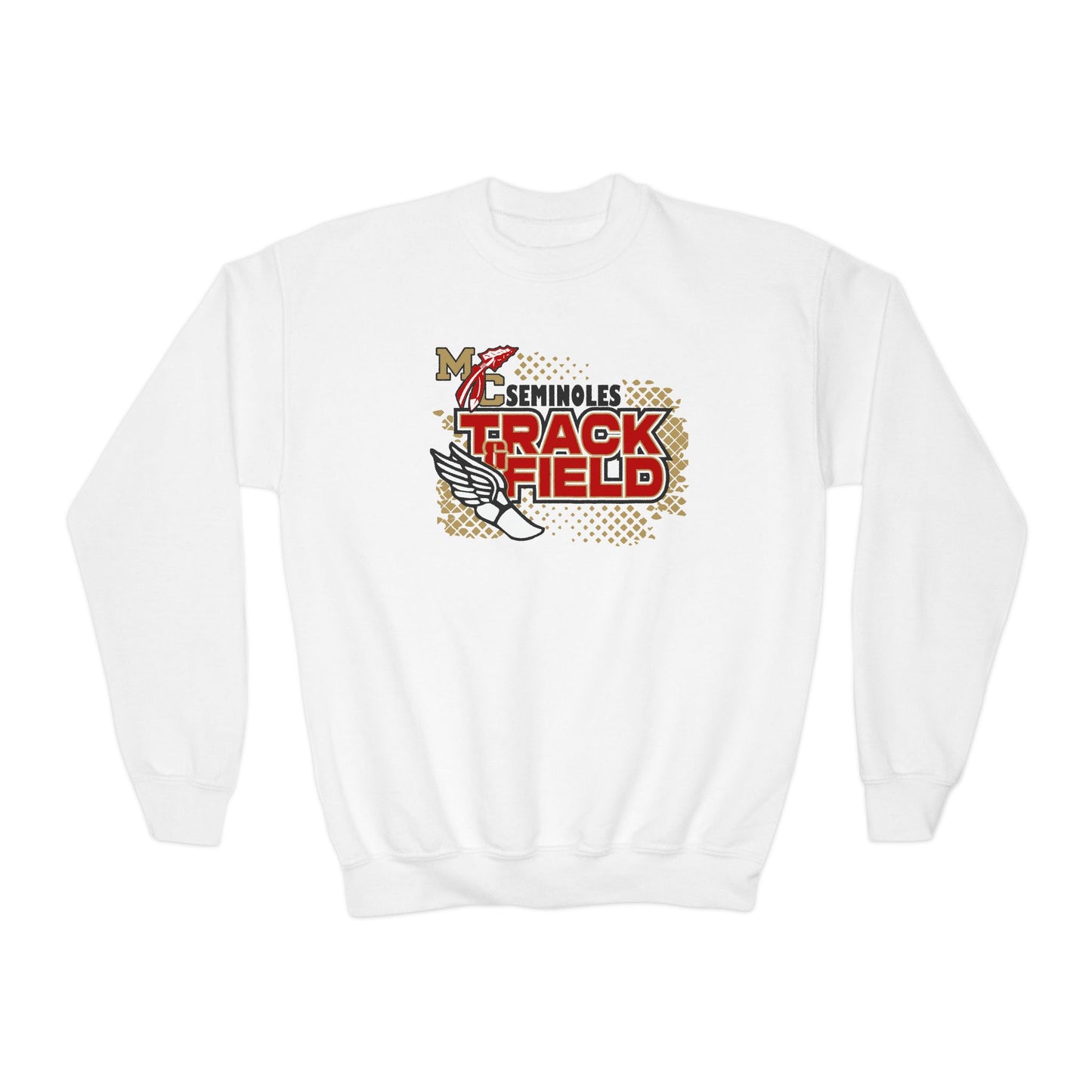 Seminoles Track & Field Youth Sweatshirt — White