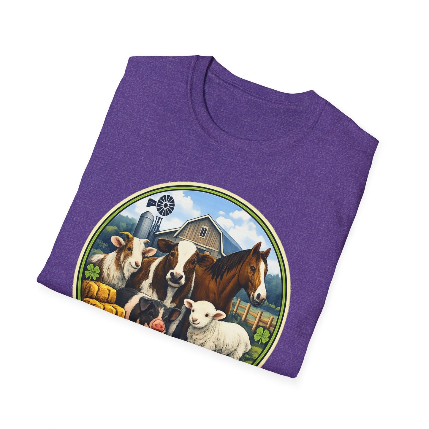 BARN LIFE BUILT ME - Large Animals - Unisex T-Shirt