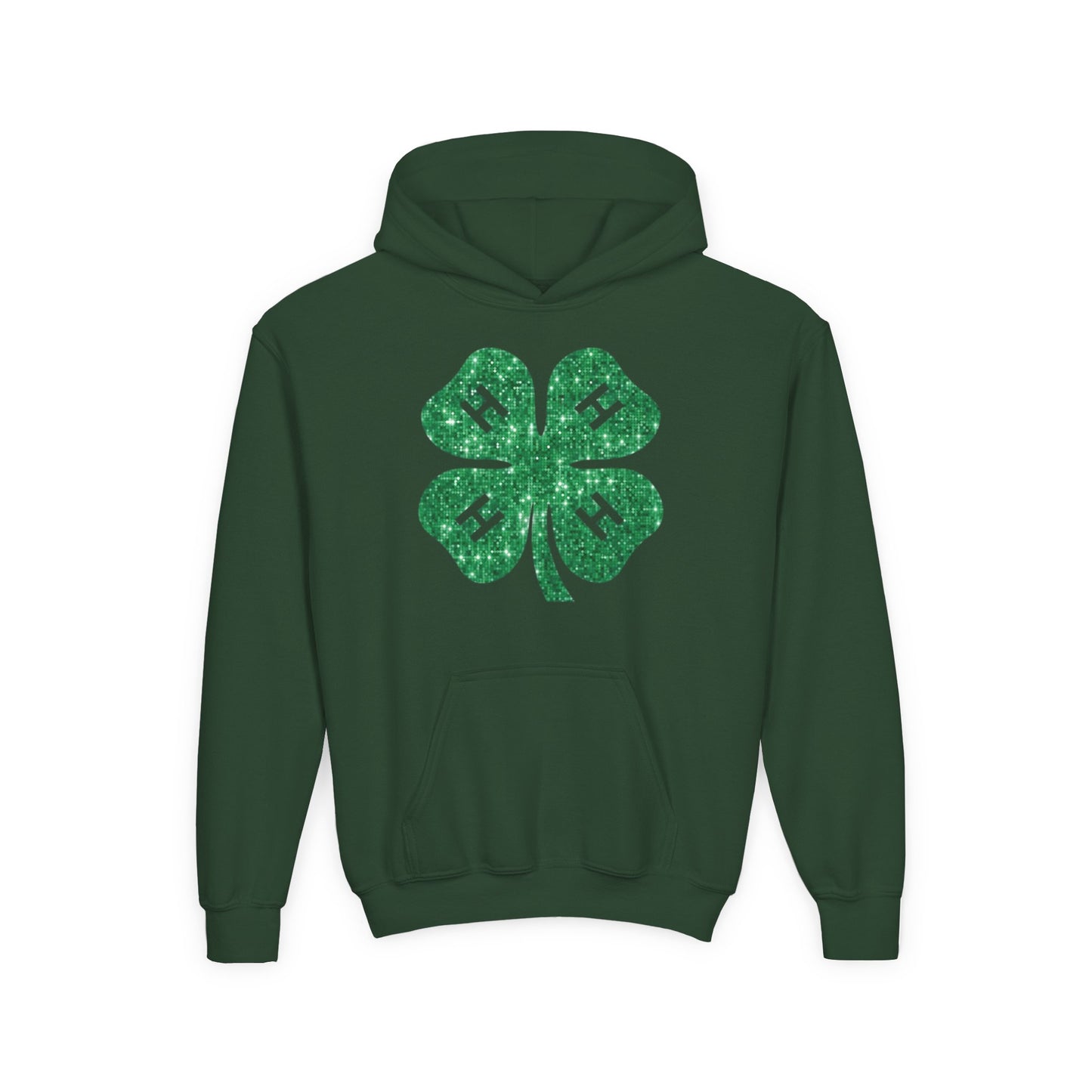 4-H GLITTER - Youth Hoodie
