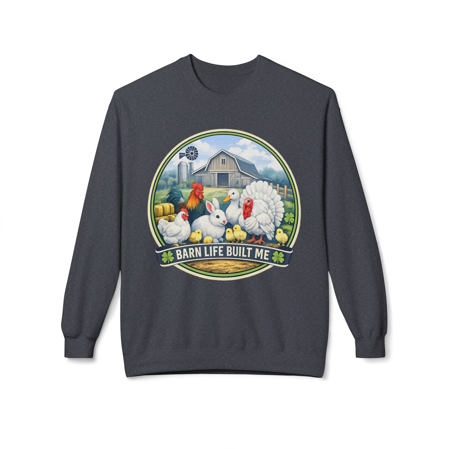 BARN LIFE BUILT ME - Small Animals - Crewneck Sweatshirt