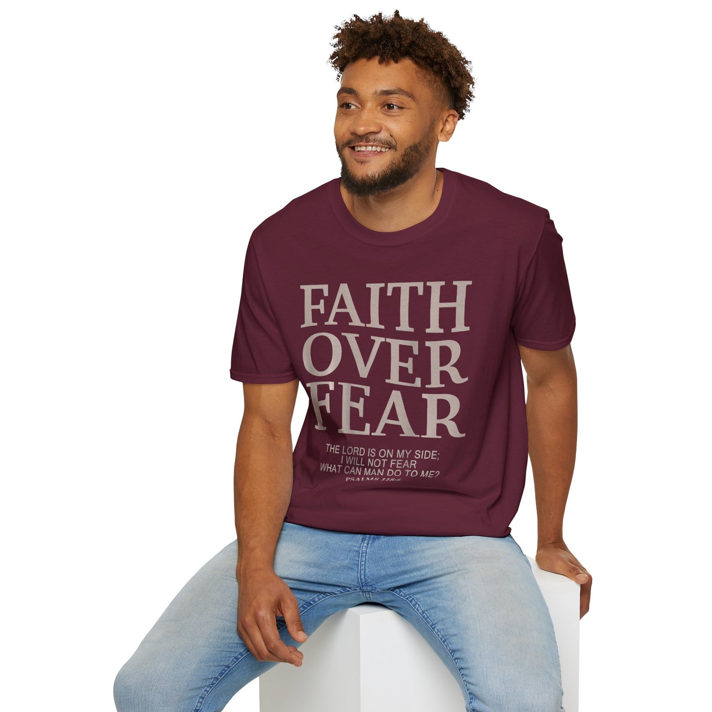 Faith Over Fear American Flag 6 T-Shirt