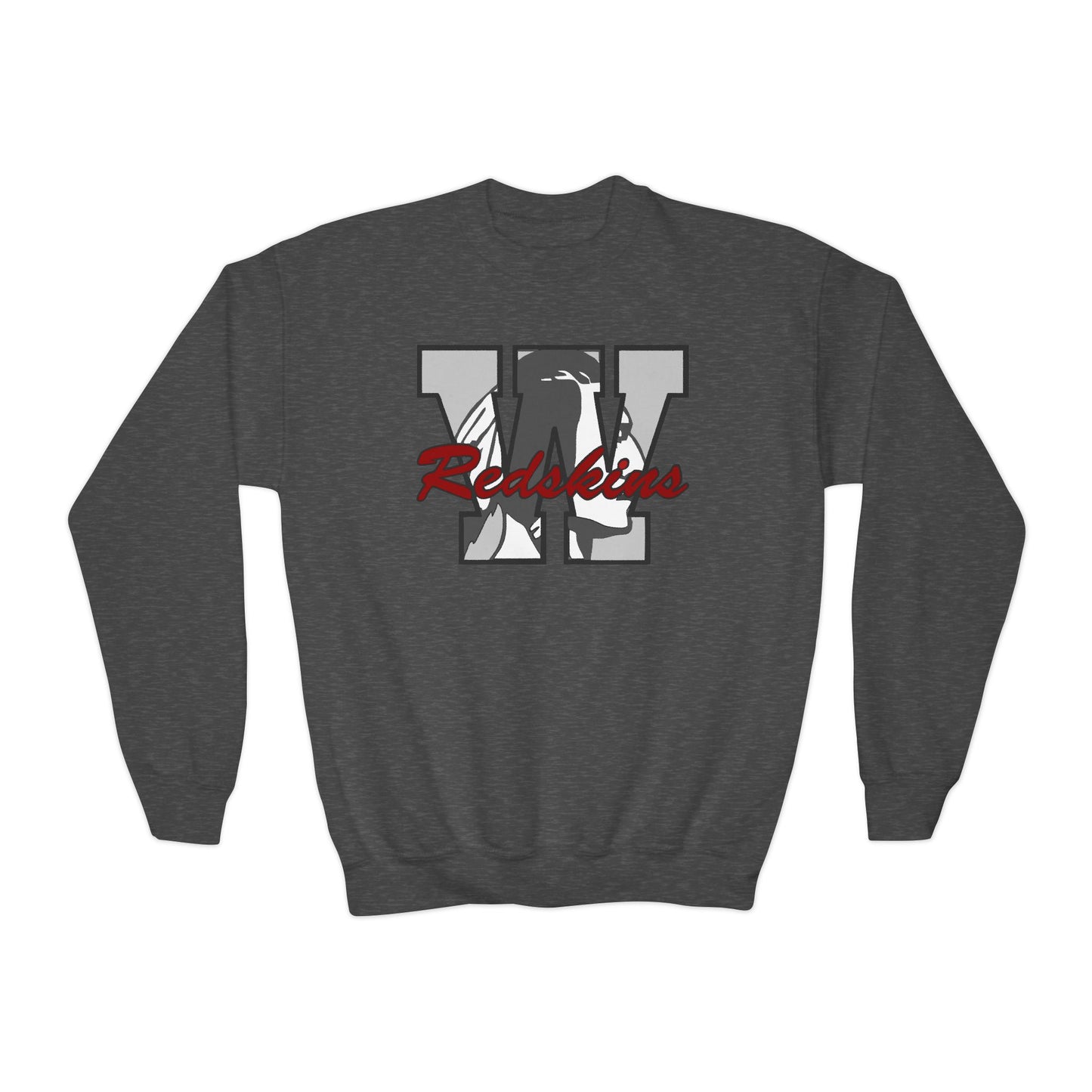 Woodsfield Redskins Letter Youth Sweatshirt