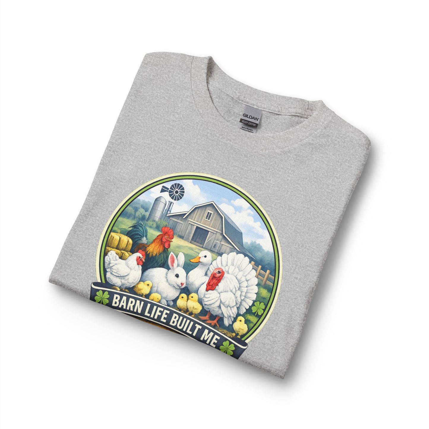 BARN LIFE BUILT ME - Small Animals - Long Sleeve T-Shirt