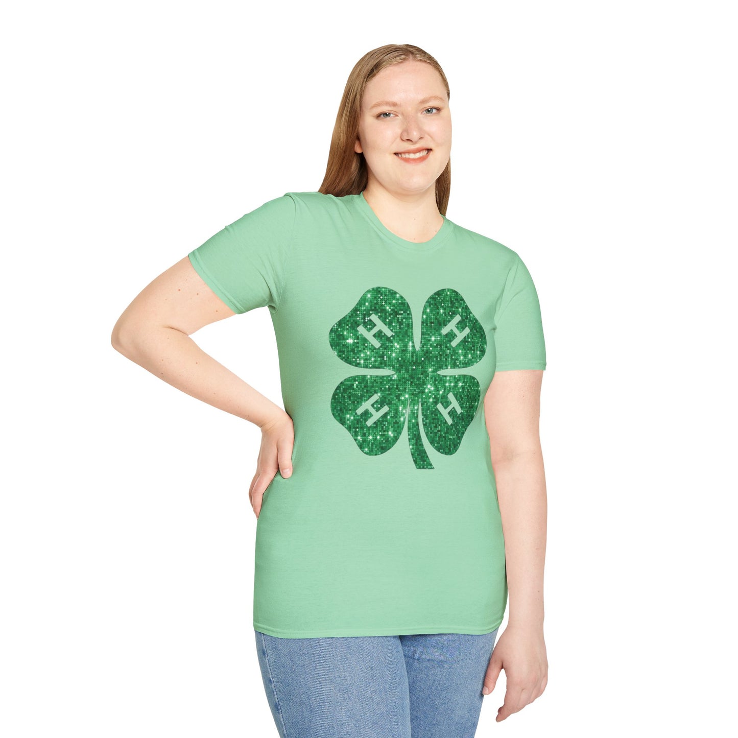 4-H GLITTER - Unisex T-Shirt
