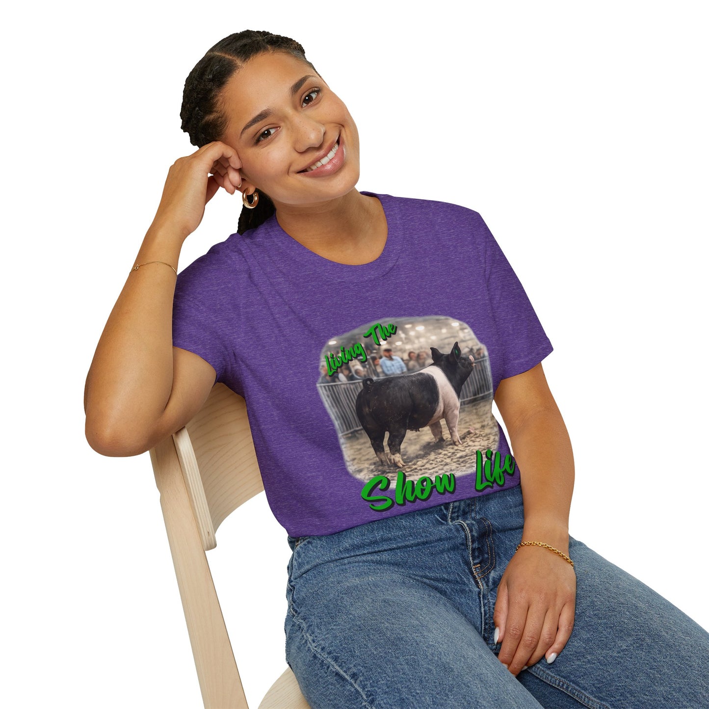 Living the Show Life - Pigs - Unisex T-Shirt