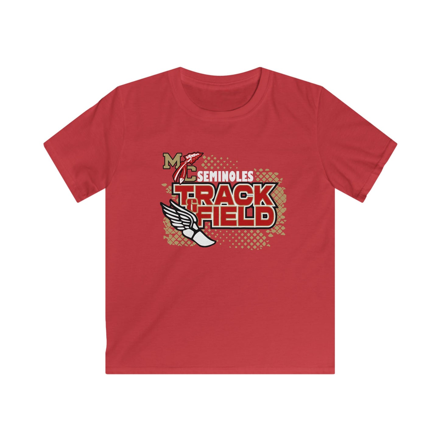 Seminoles Track & Field Youth T‑Shirt — Red