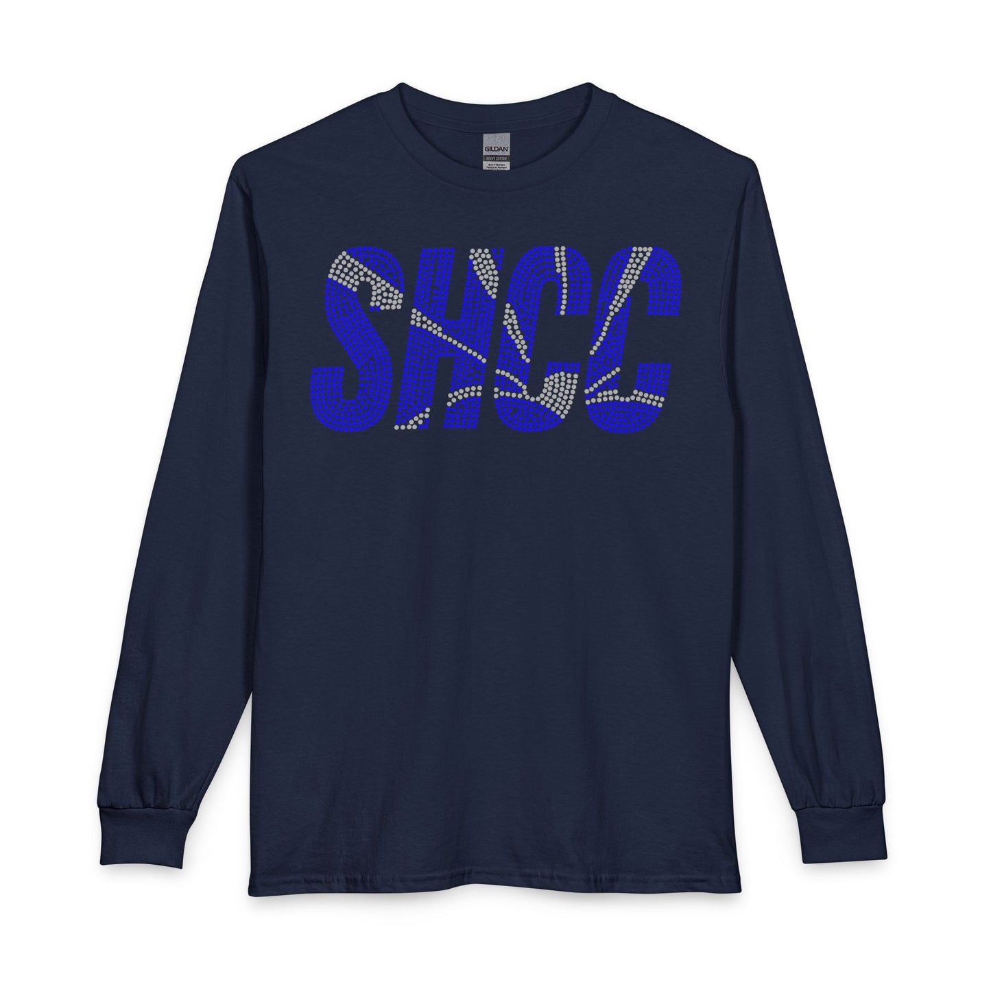 SHCC Logo - RHINESTONE- Long Sleeve T-Shirt