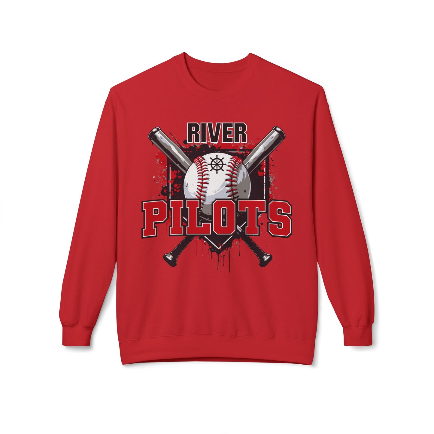 River Baseball 2 Crewneck Sweatshirt