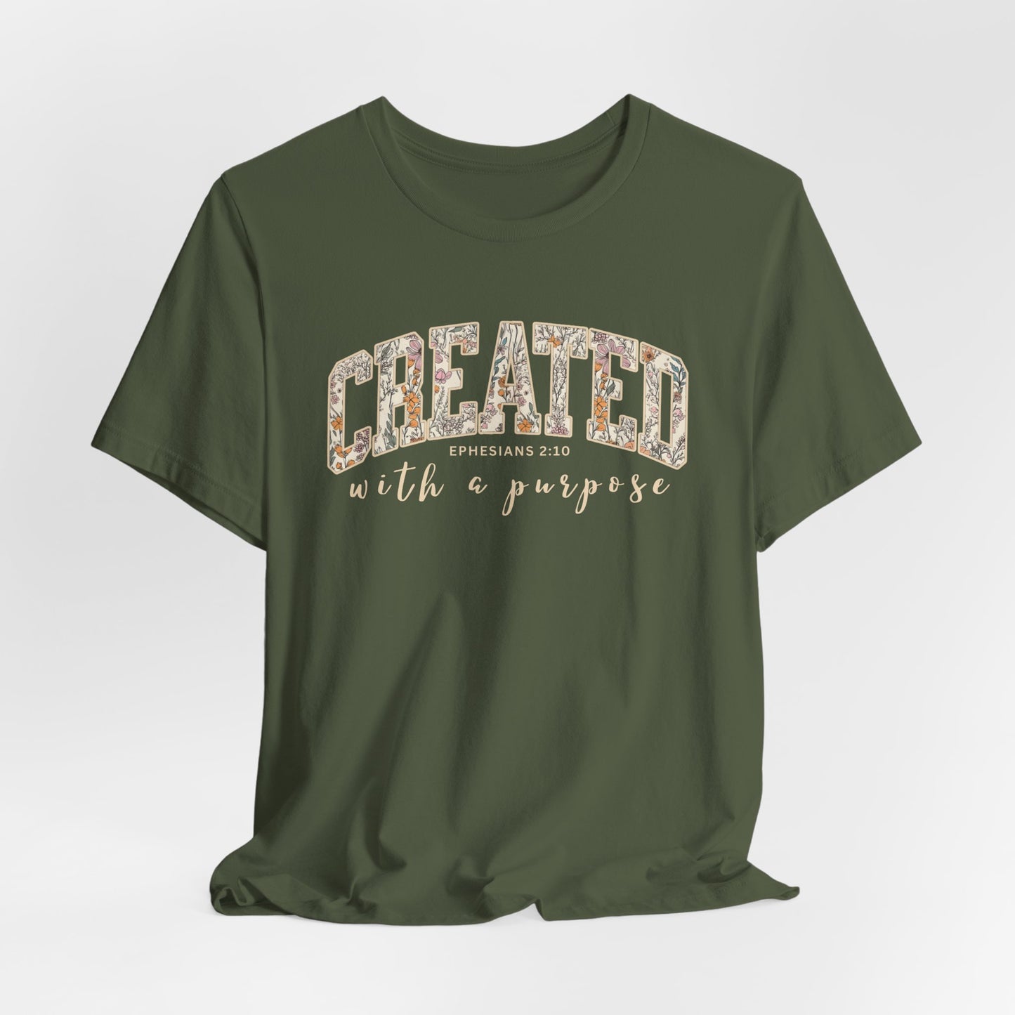 Created with a purpose T-Shirt (Bella & Canvas)