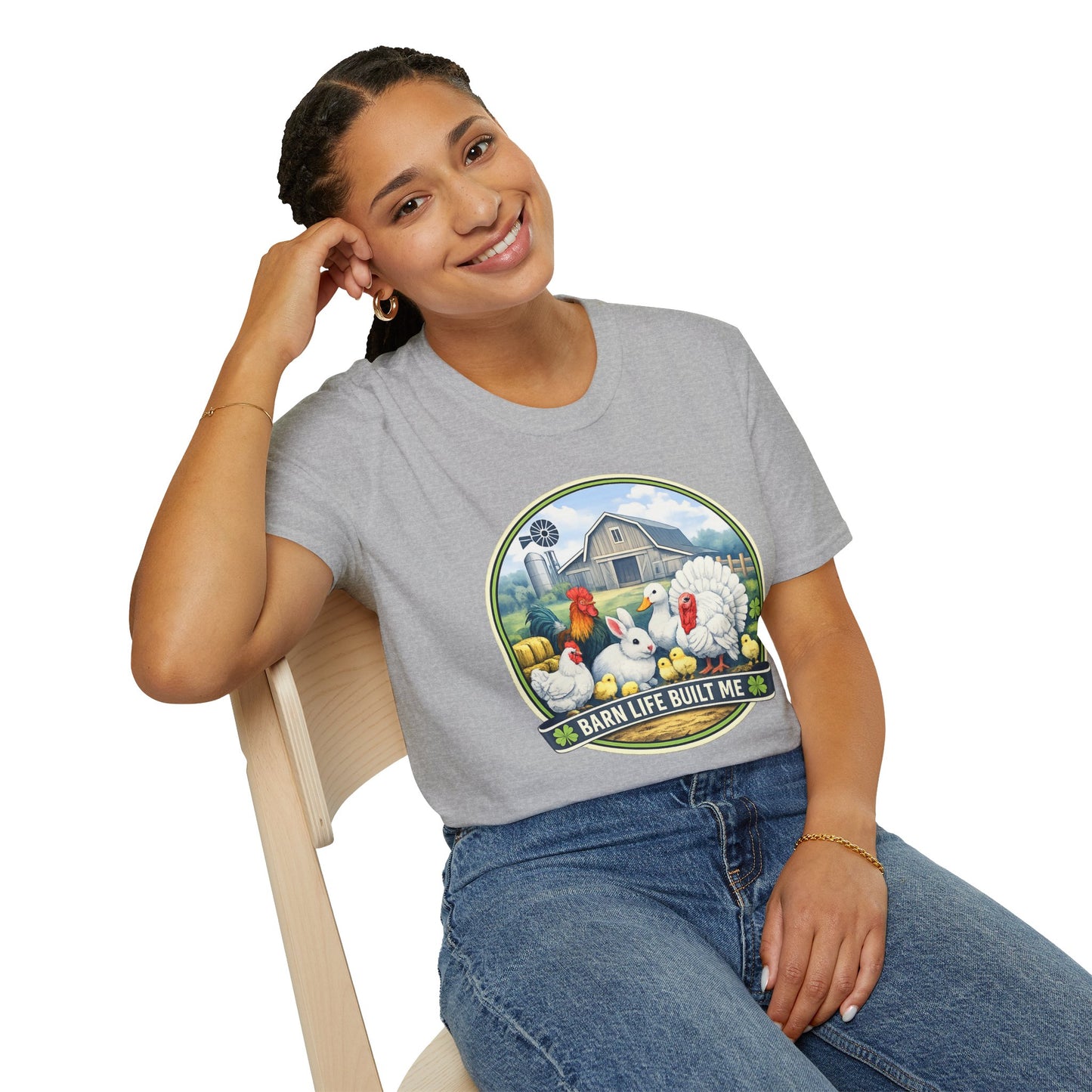 BARN LIFE BUILT ME - Small Animals - Unisex T-Shirt