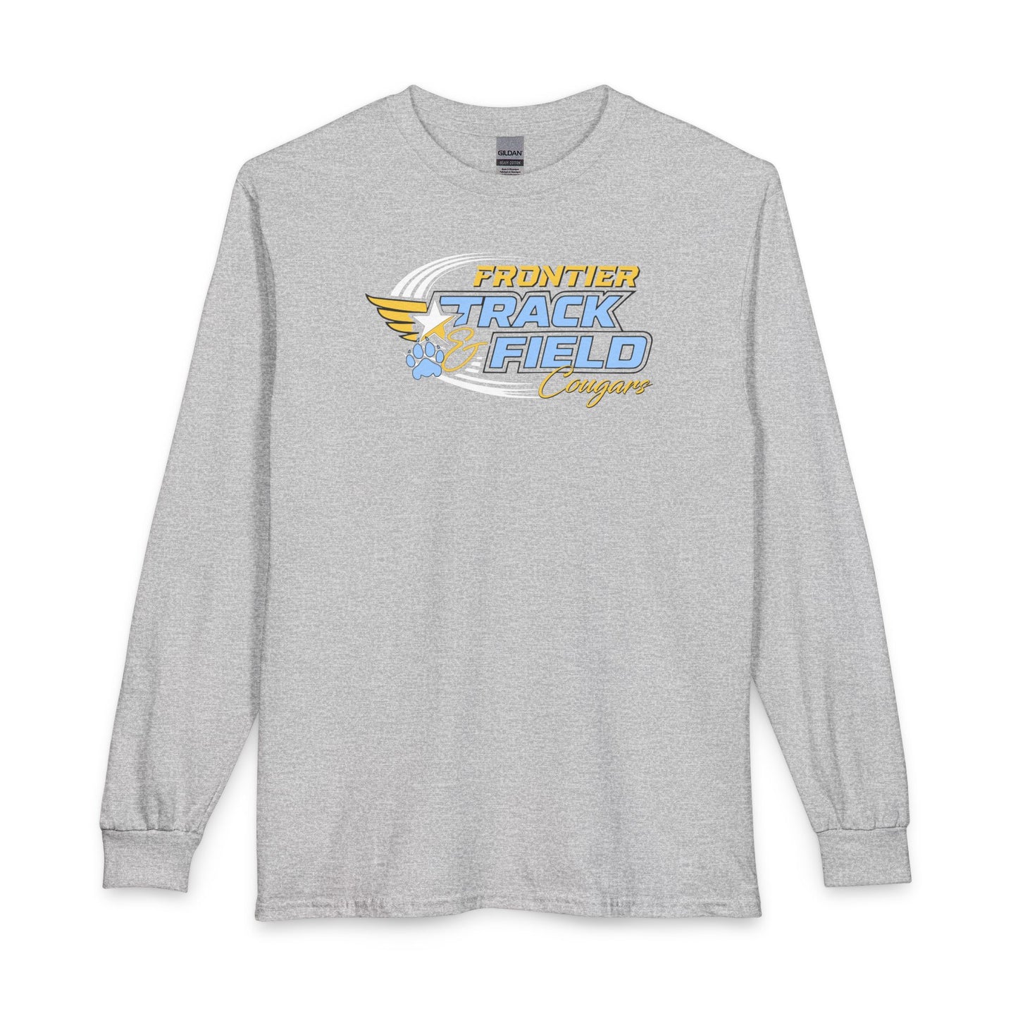 Frontier Cougars Track & Field Long Sleeve T-Shirt