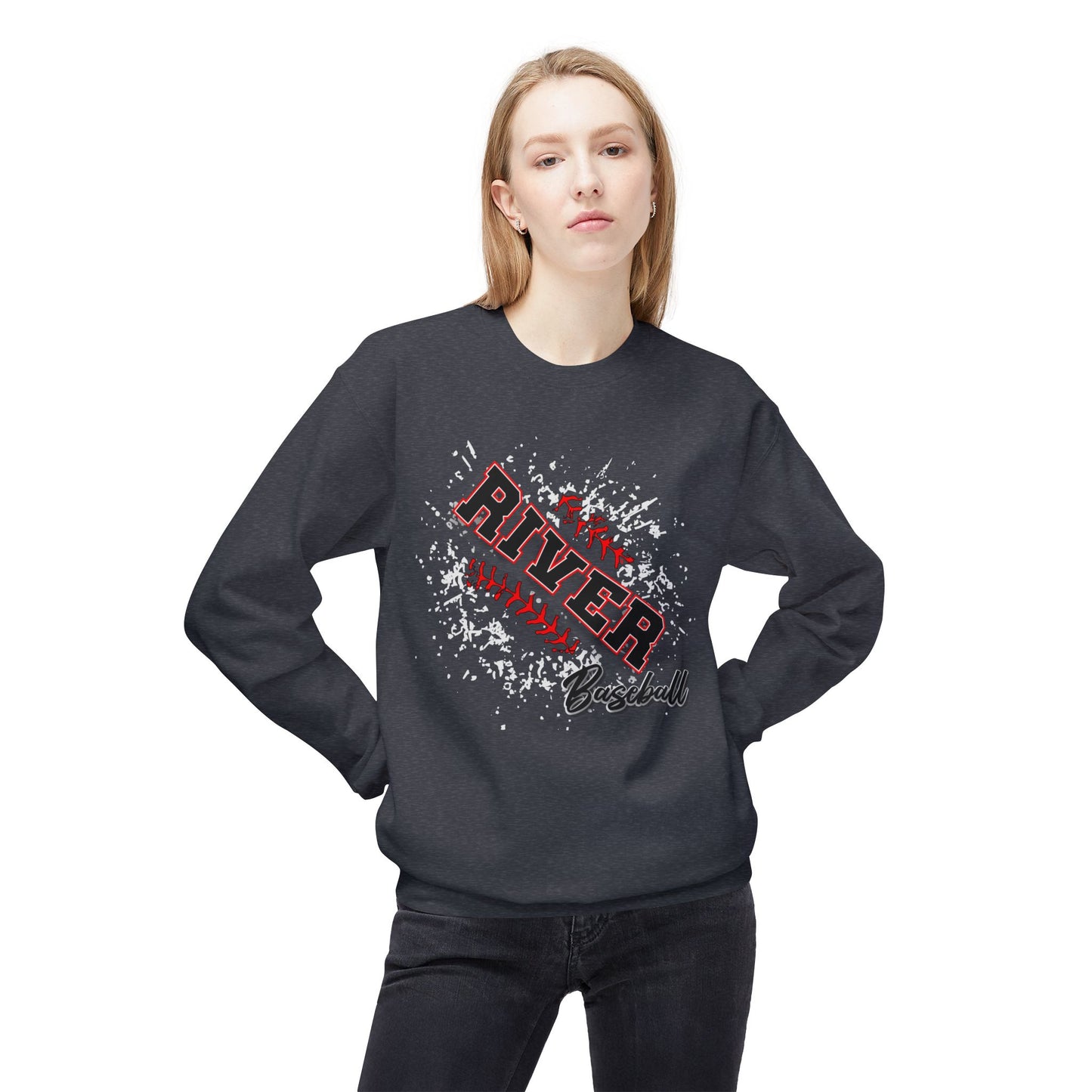 River Baseball 1 Crewneck Sweatshirt