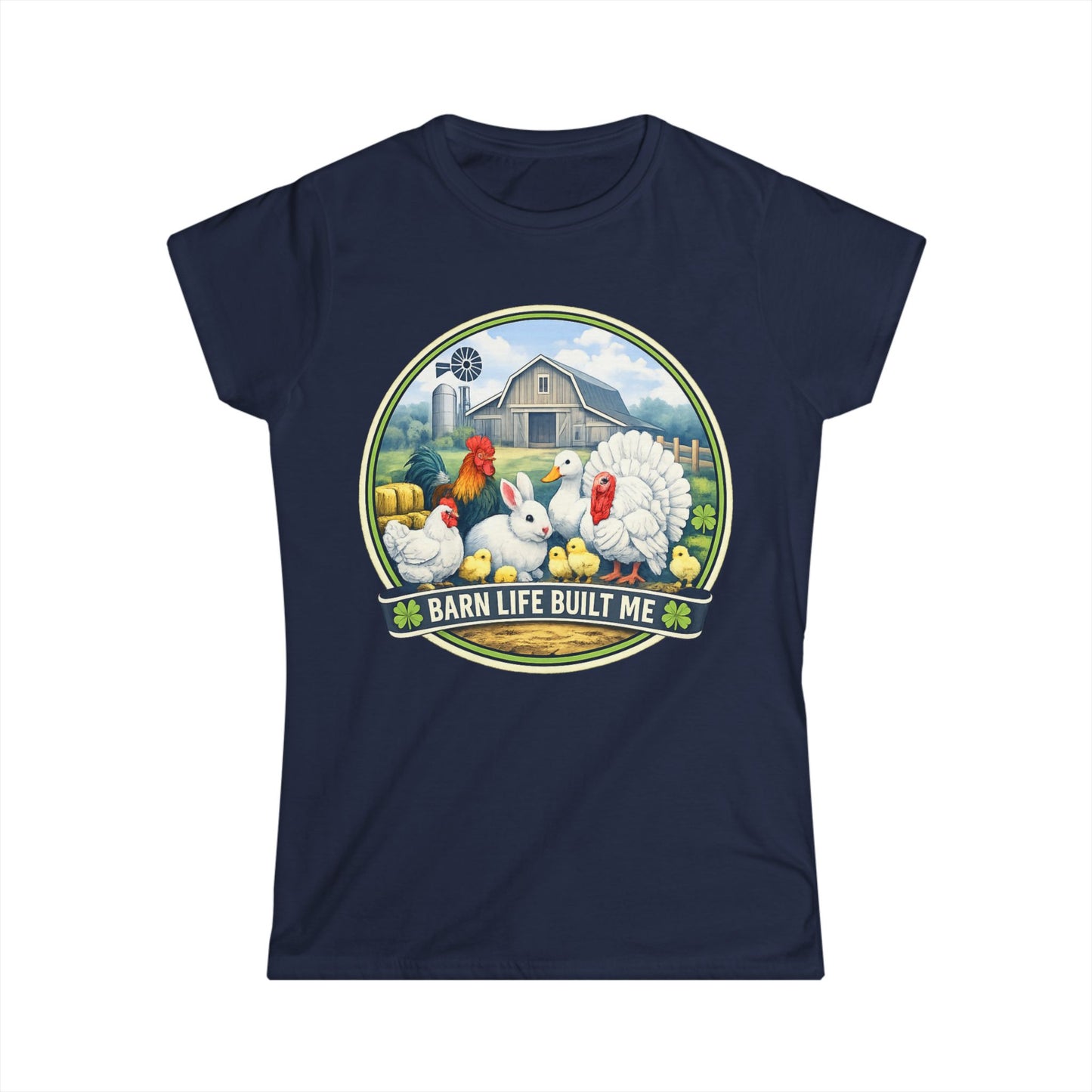 BARN LIFE BUILT ME- Small Animals - Women's T-Shirt