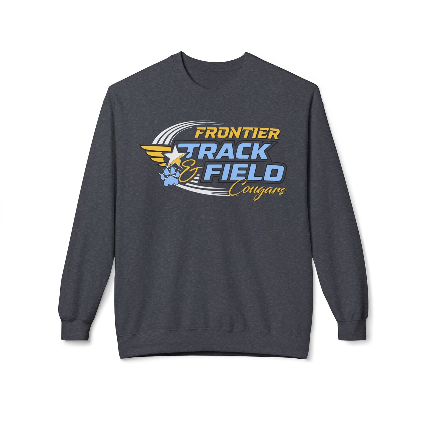 Frontier Cougars Track & Field Crewneck Sweatshirt