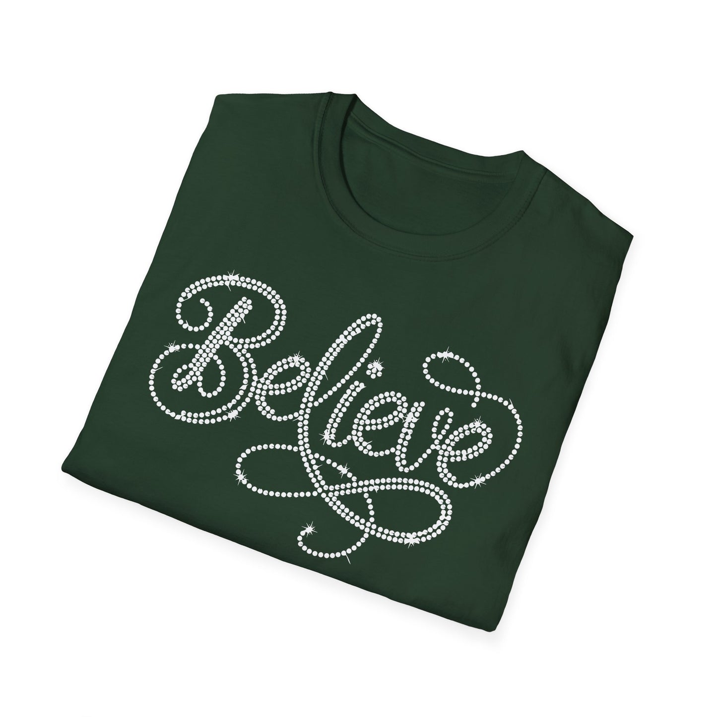 BELIEVE - Clear Rhinestones
