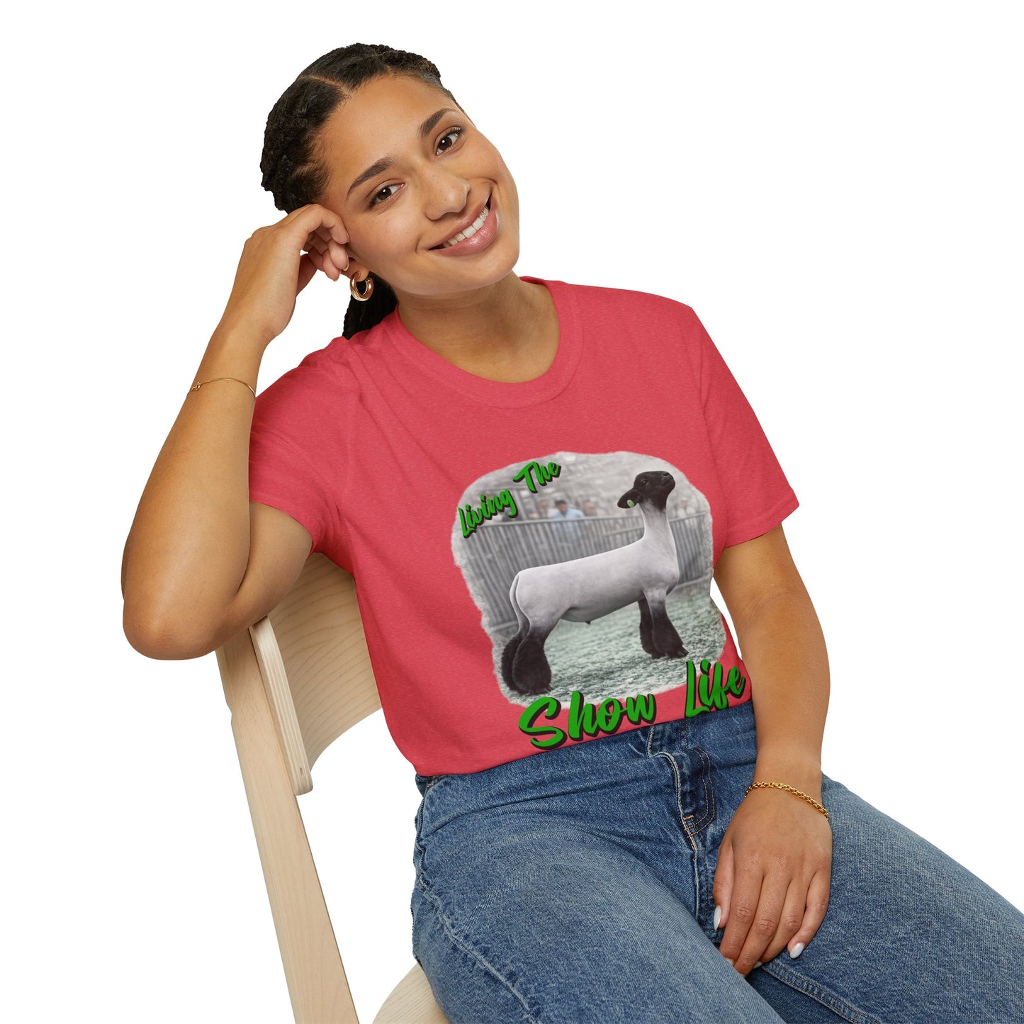 Living the Show Life - Sheep - Unisex T-Shirt