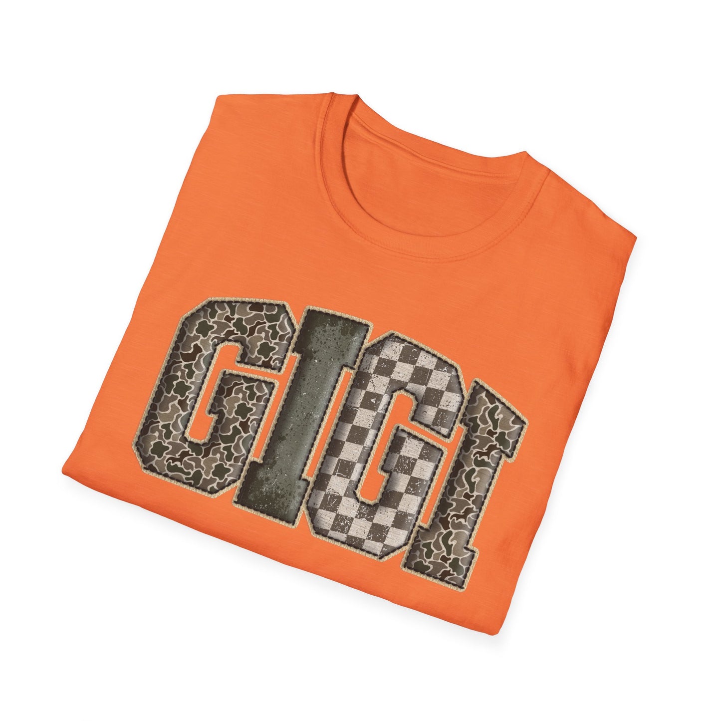 GIGI Camo Print T-Shirt