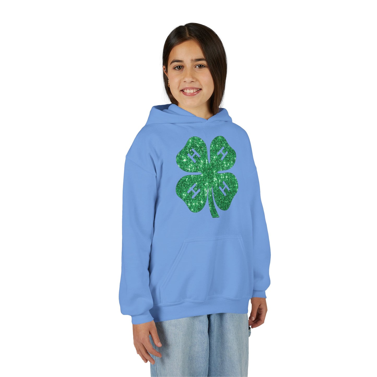 4-H GLITTER - Youth Hoodie