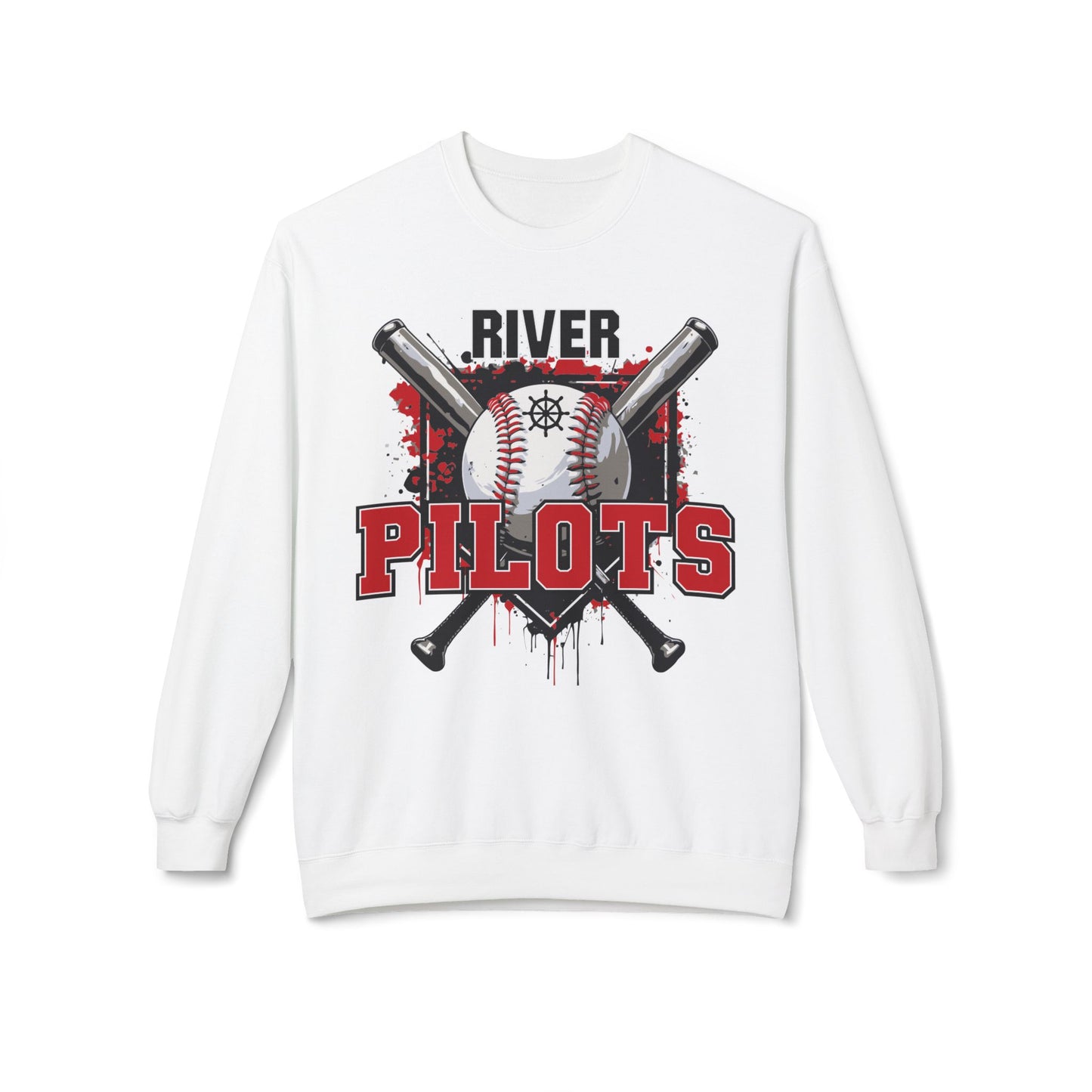 River Baseball 2 Crewneck Sweatshirt