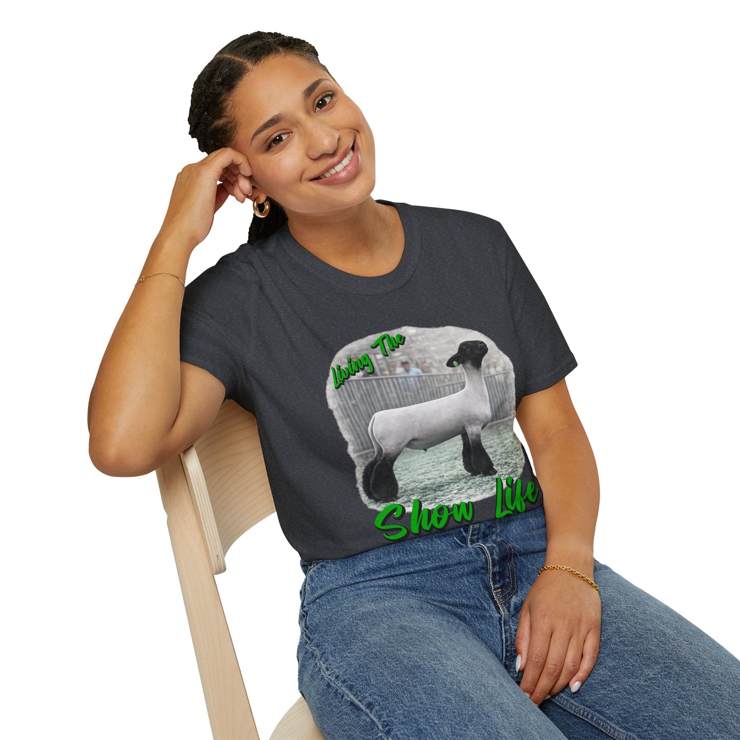 Living the Show Life - Sheep - Unisex T-Shirt