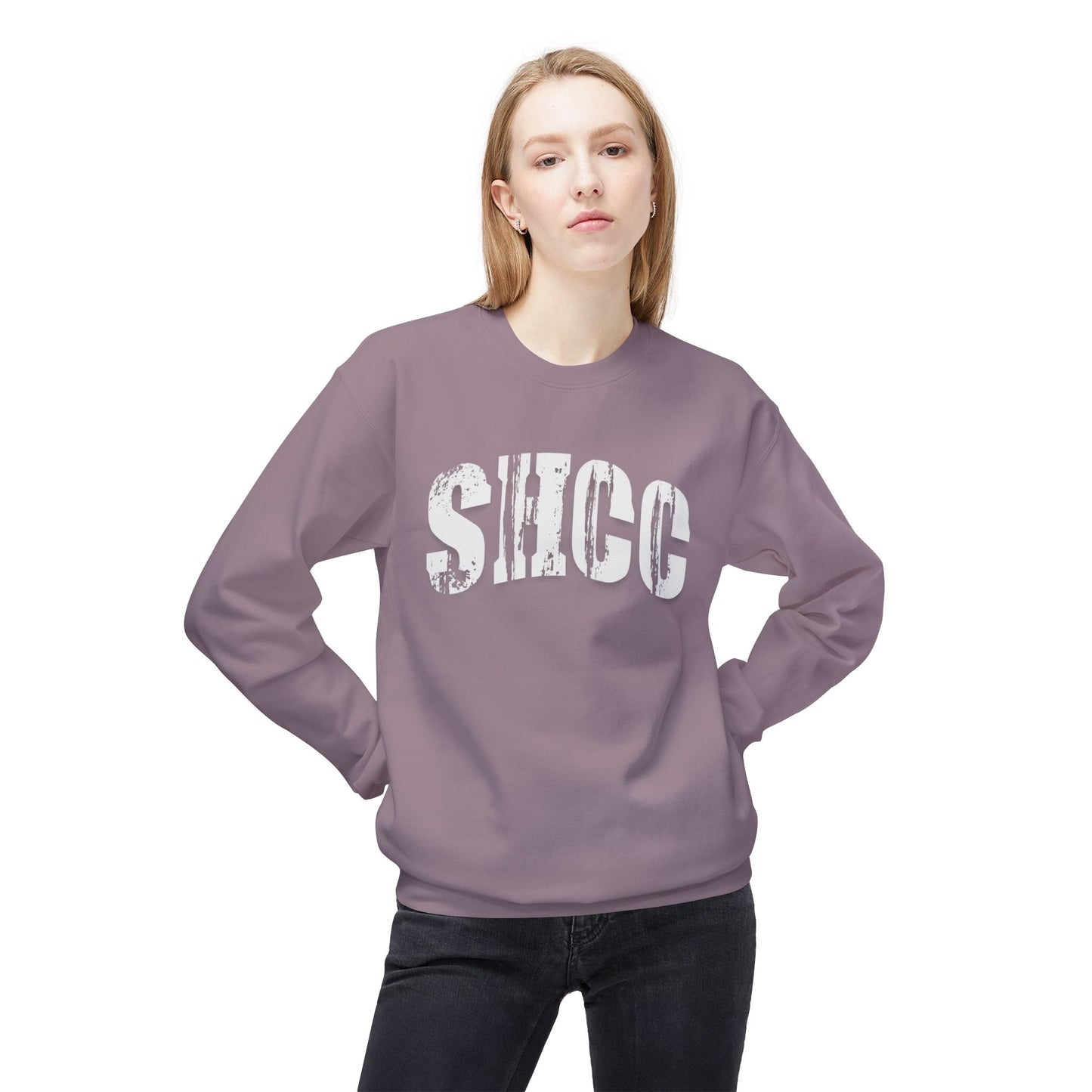 SHCC Distressed Vintage Logo Crewneck Sweatshirt