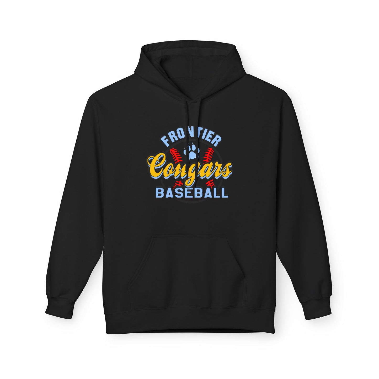 Frontier Cougars Baseball 1 Hoodie