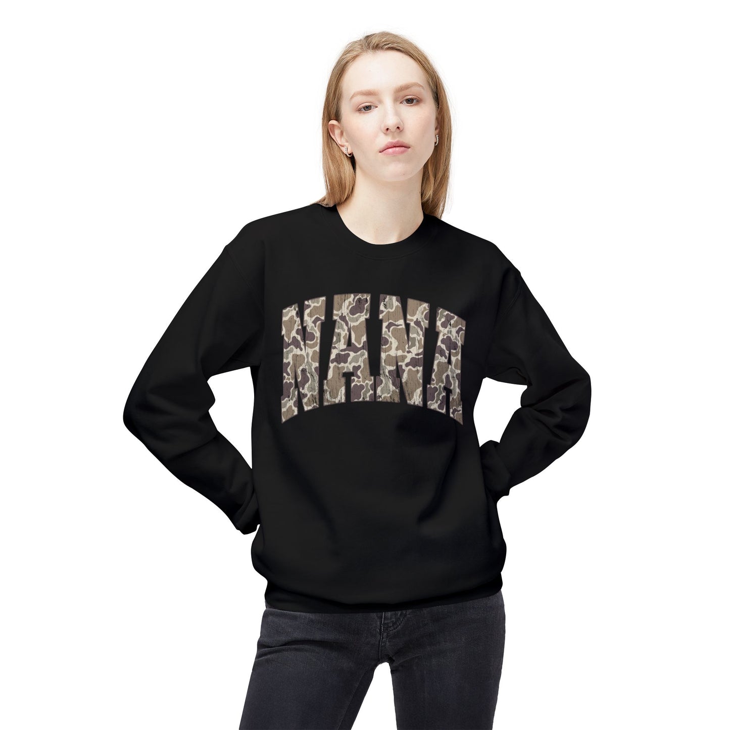Nana Camo2 Crewneck Sweatshirt