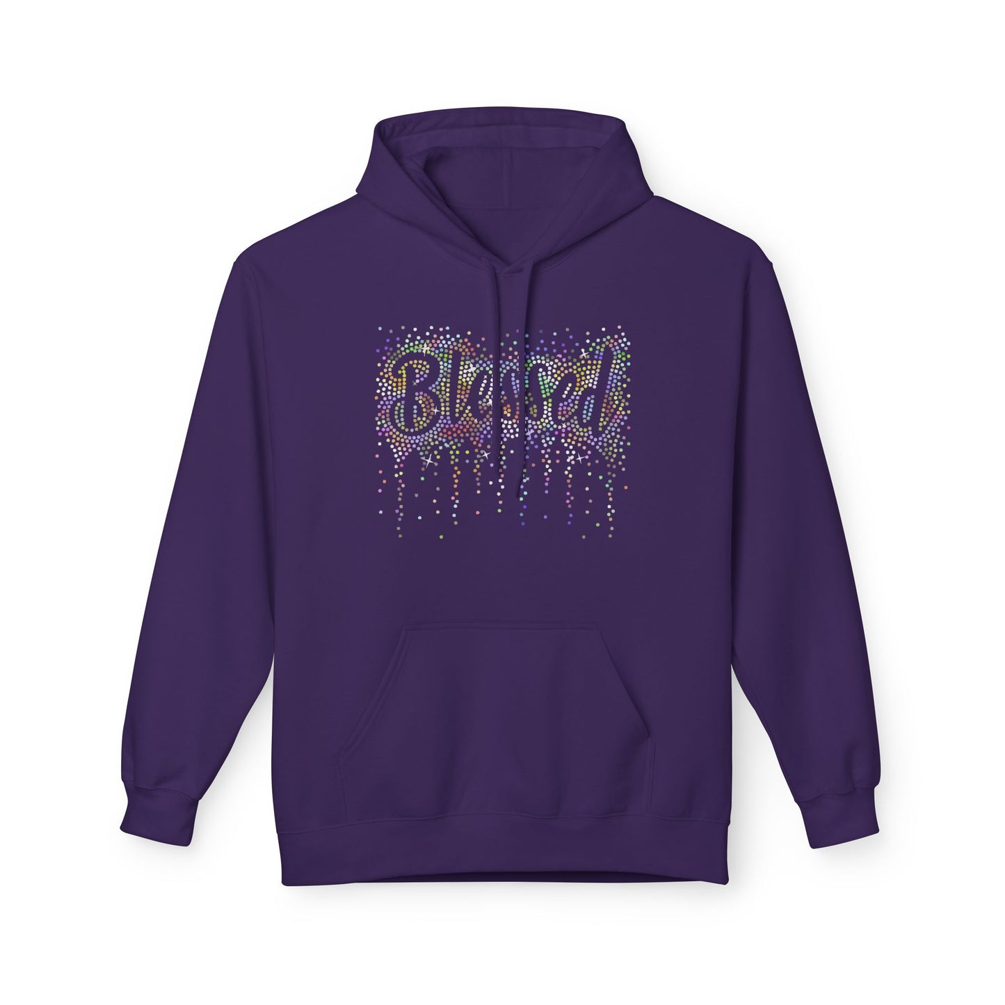 BLESSED - Holographic Rhinestones