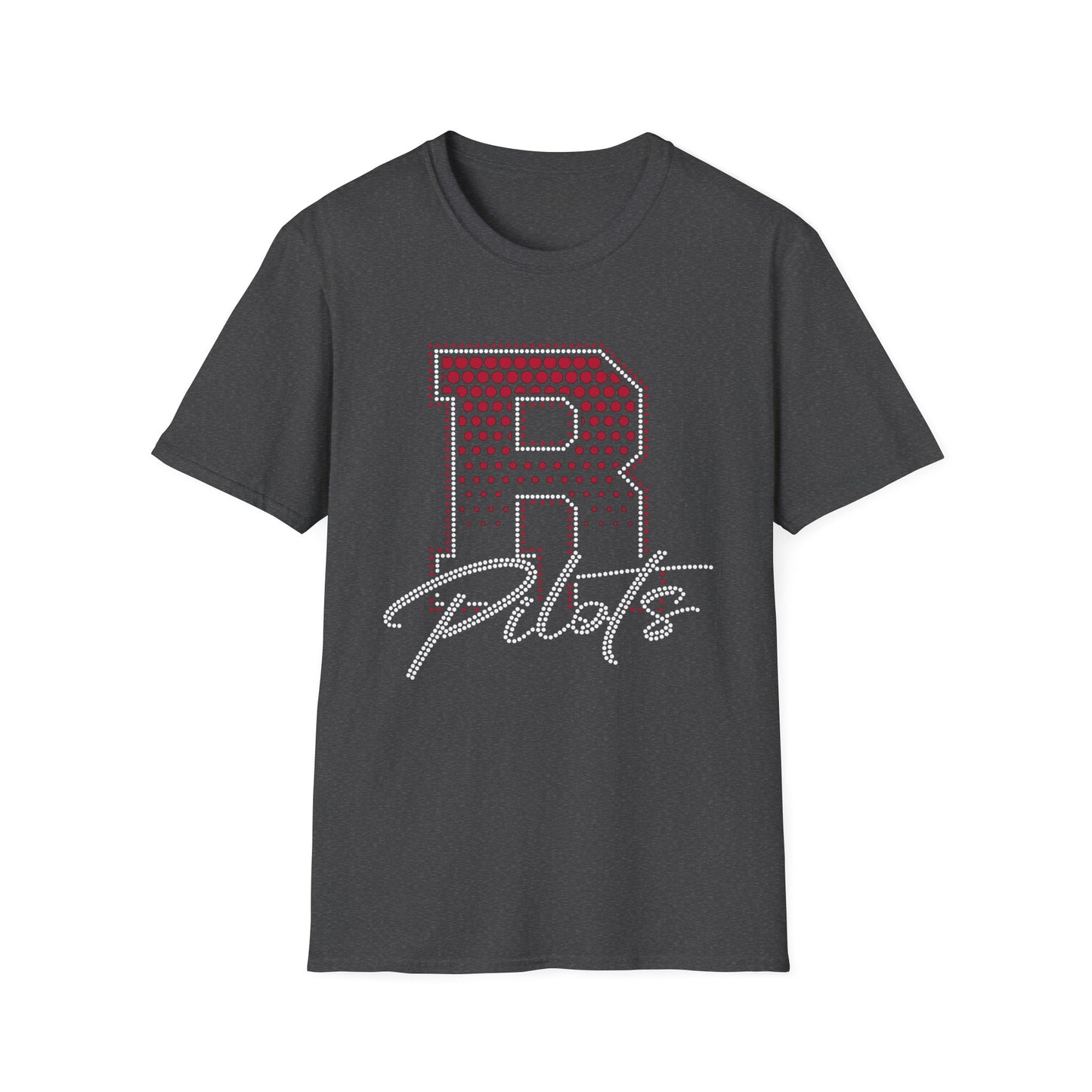 River Pilots T-Shirt — RHINESTONE R and GLITTER DESIGN! .