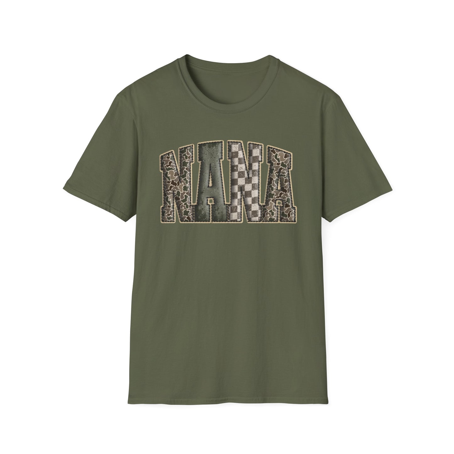Nana Camo Print T-Shirt