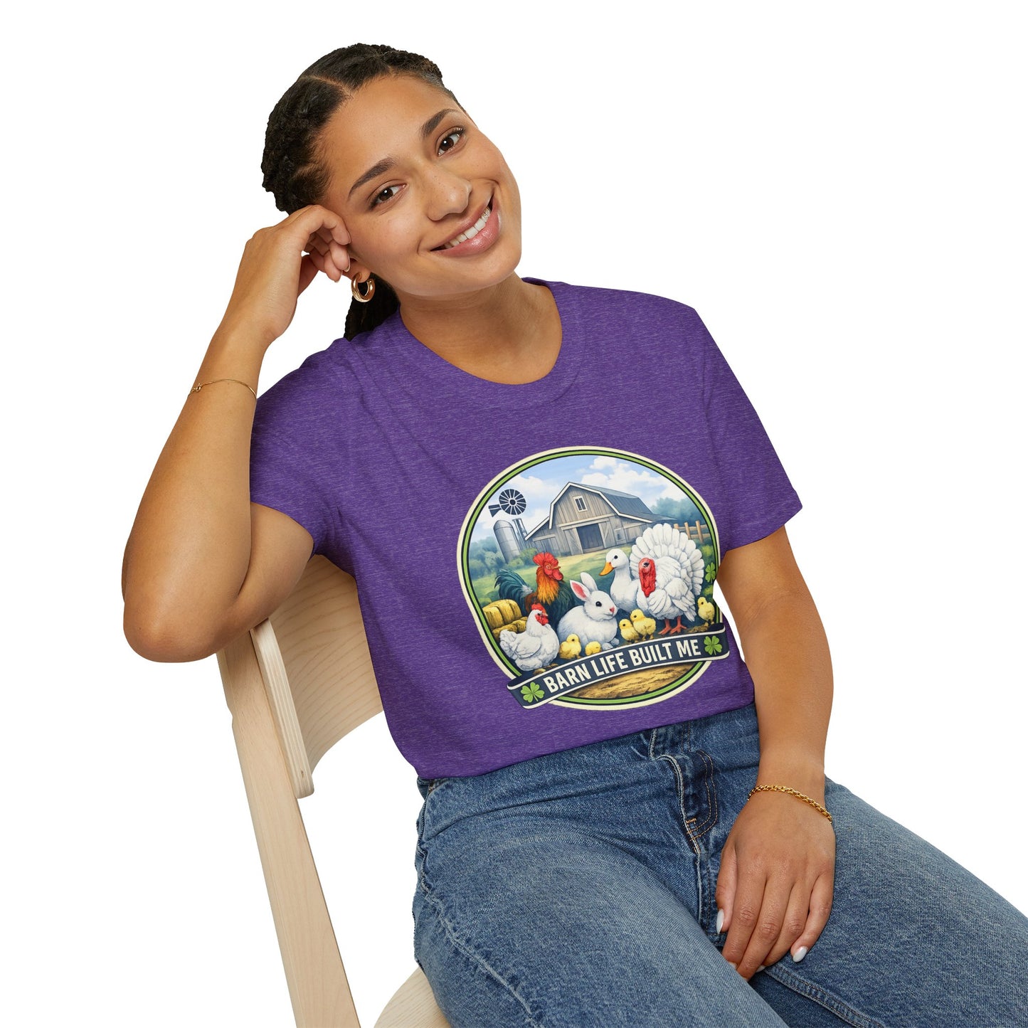 BARN LIFE BUILT ME - Small Animals - Unisex T-Shirt