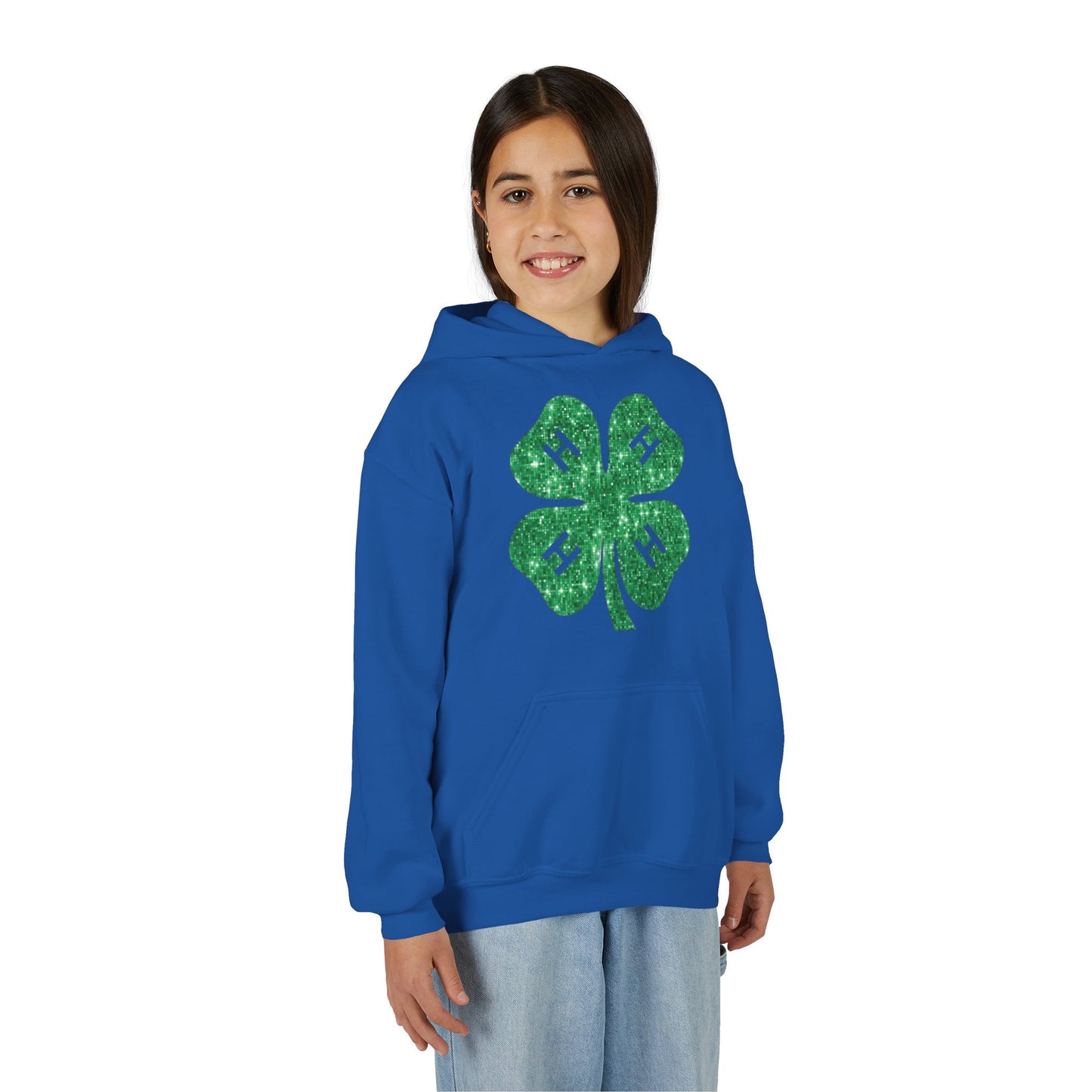 4-H GLITTER - Youth Hoodie