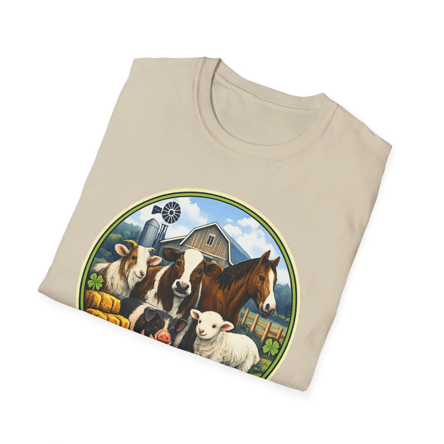 BARN LIFE BUILT ME - Large Animals - Unisex T-Shirt