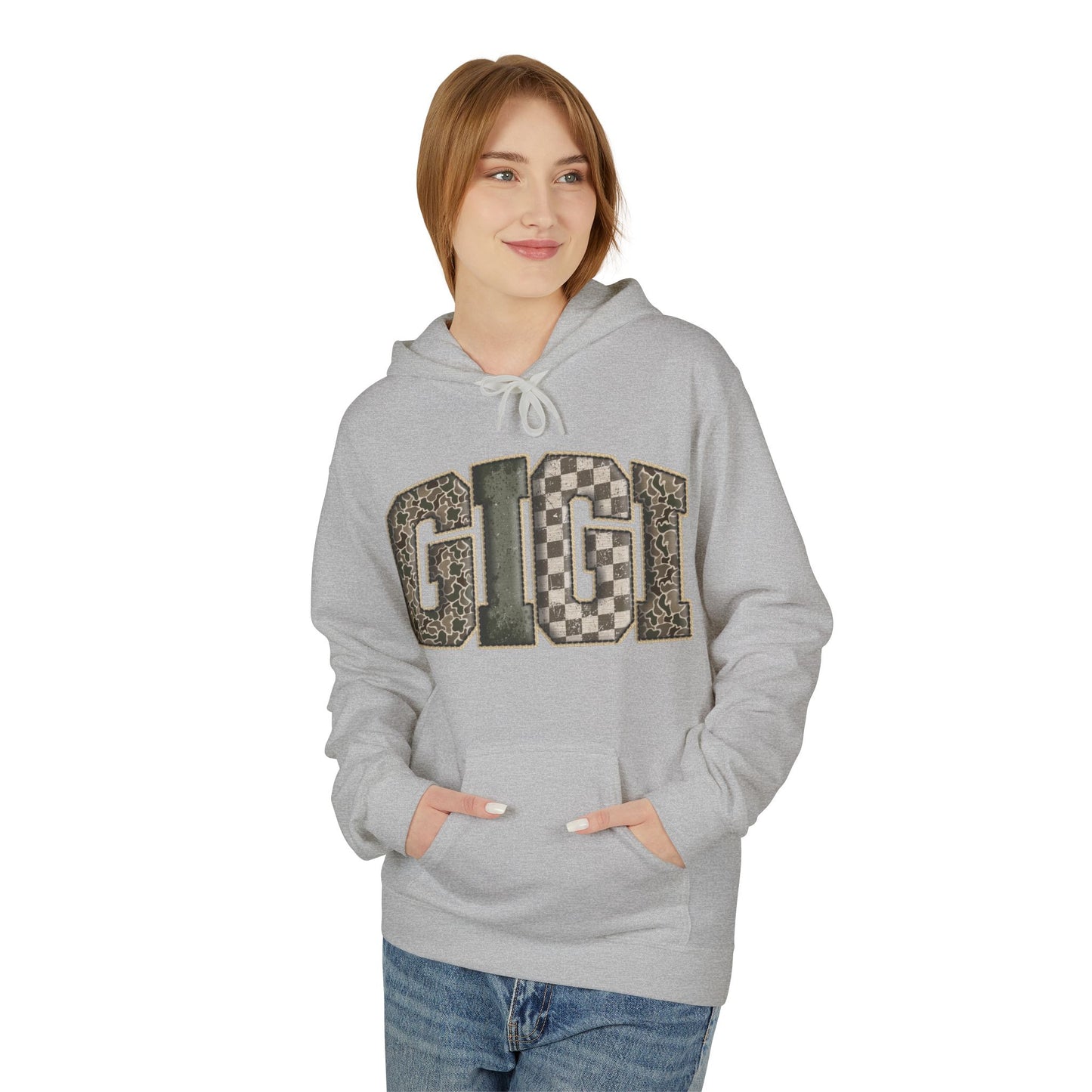 GIGI Camo Print Hoodie