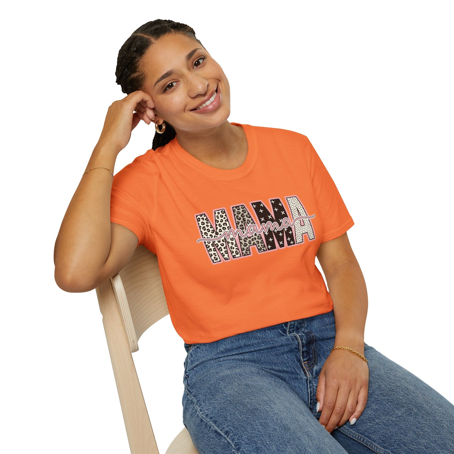 MAMA Leopard Print T-Shirt