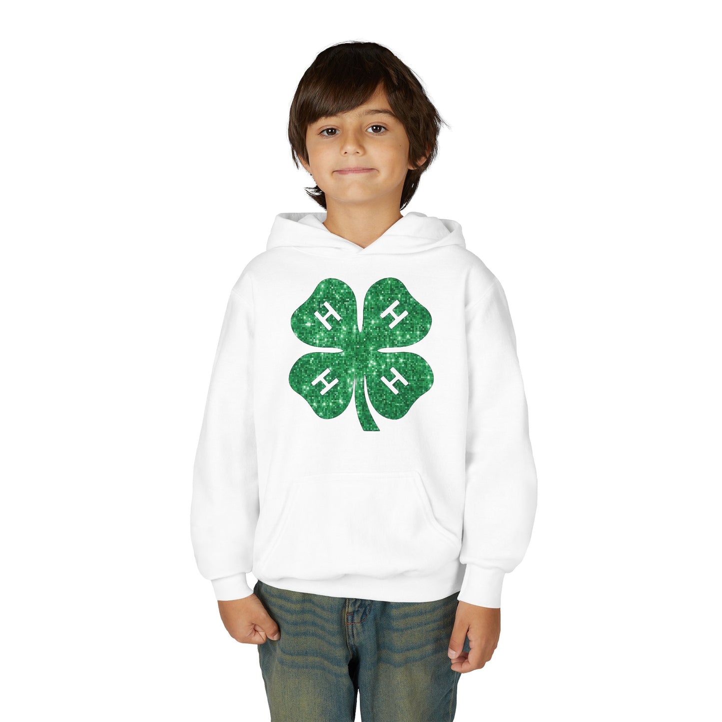 4-H GLITTER - Youth Hoodie