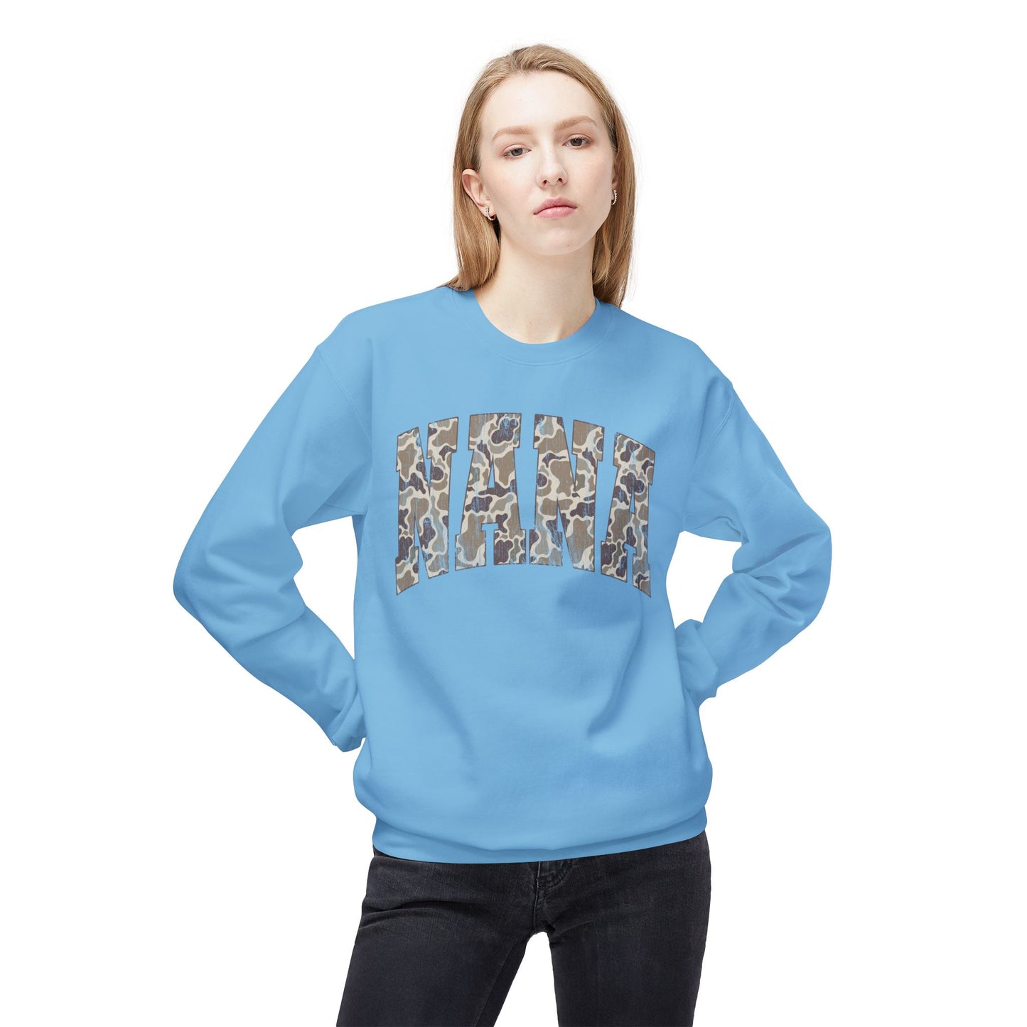 Nana Camo2 Crewneck Sweatshirt