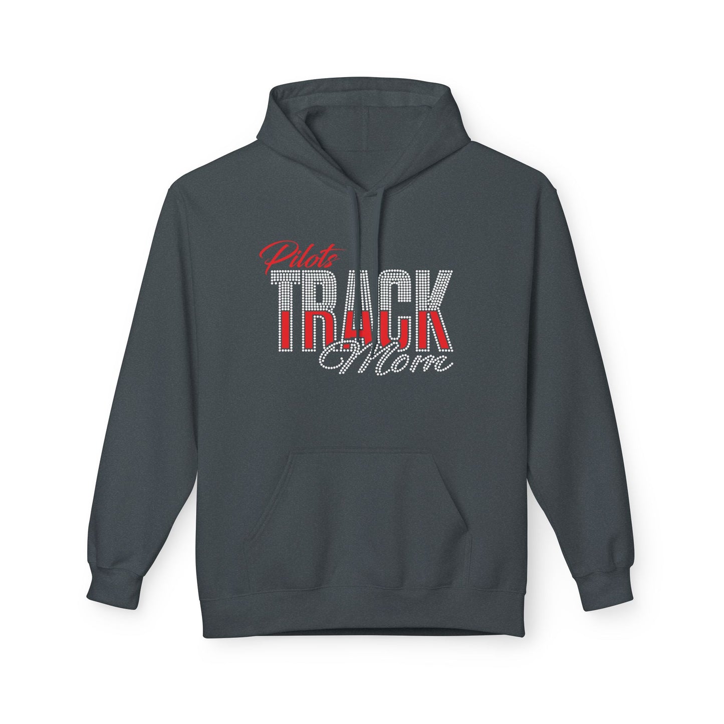 River Track Mom Hoodie — Rhinestones & Glitter