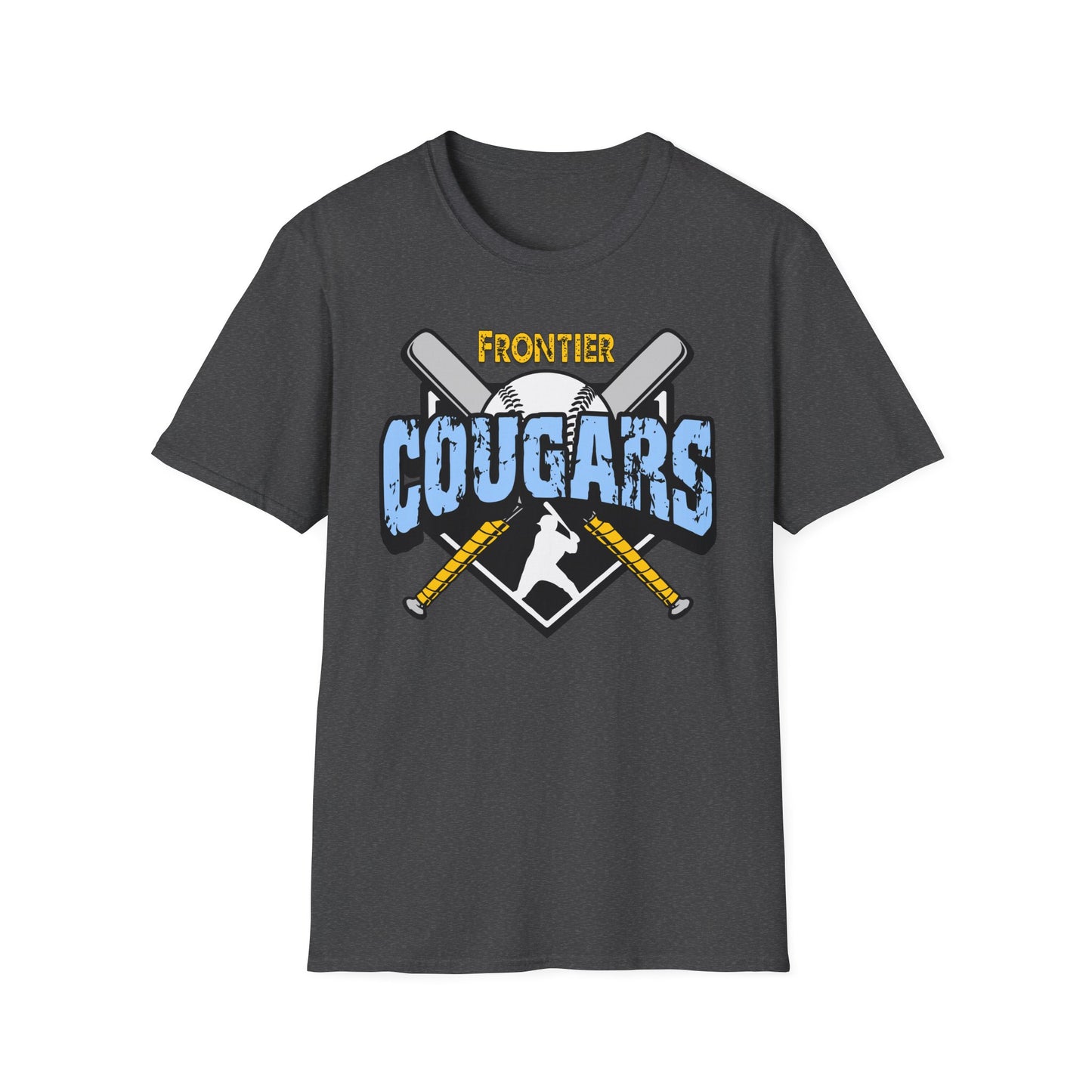 Frontier Cougars Baseball 2 T-Shirt