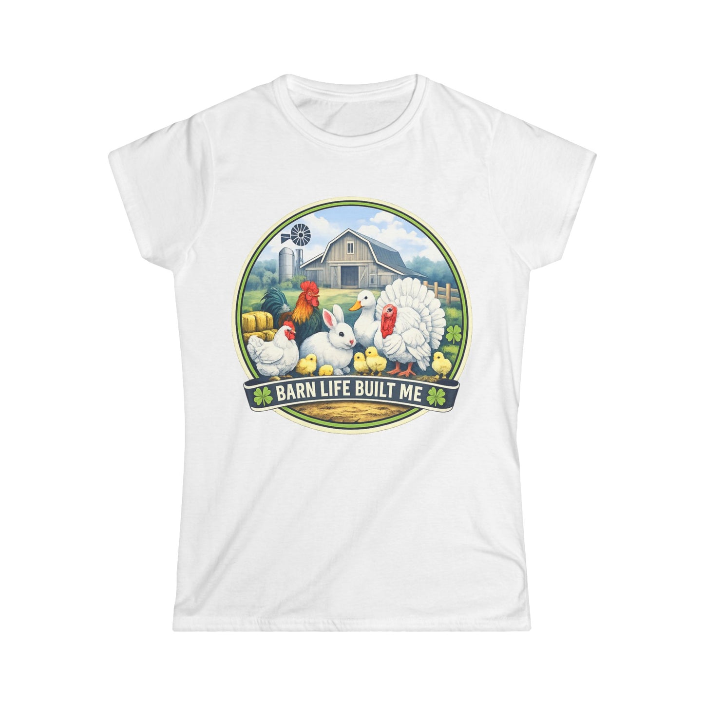 BARN LIFE BUILT ME- Small Animals - Women's T-Shirt