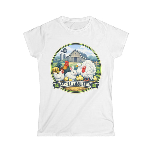 BARN LIFE BUILT ME- Small Animals - Women's T-Shirt