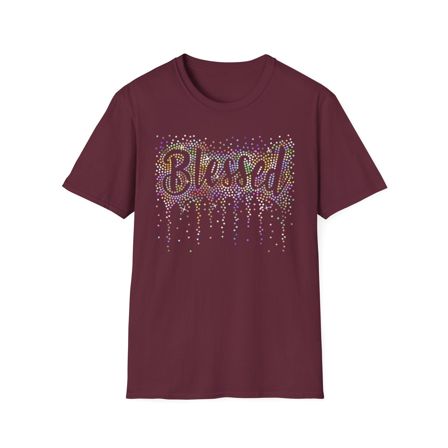 BLESSED - Holographic Rhinestones