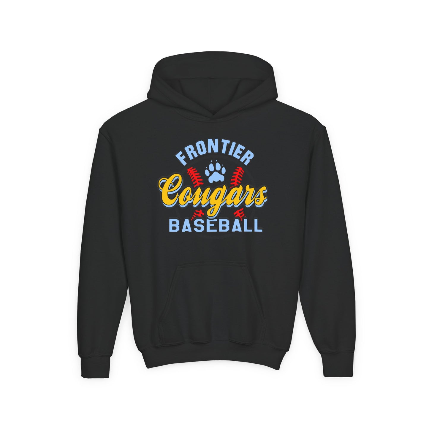 Frontier Cougars Baseball 1 Hoodie