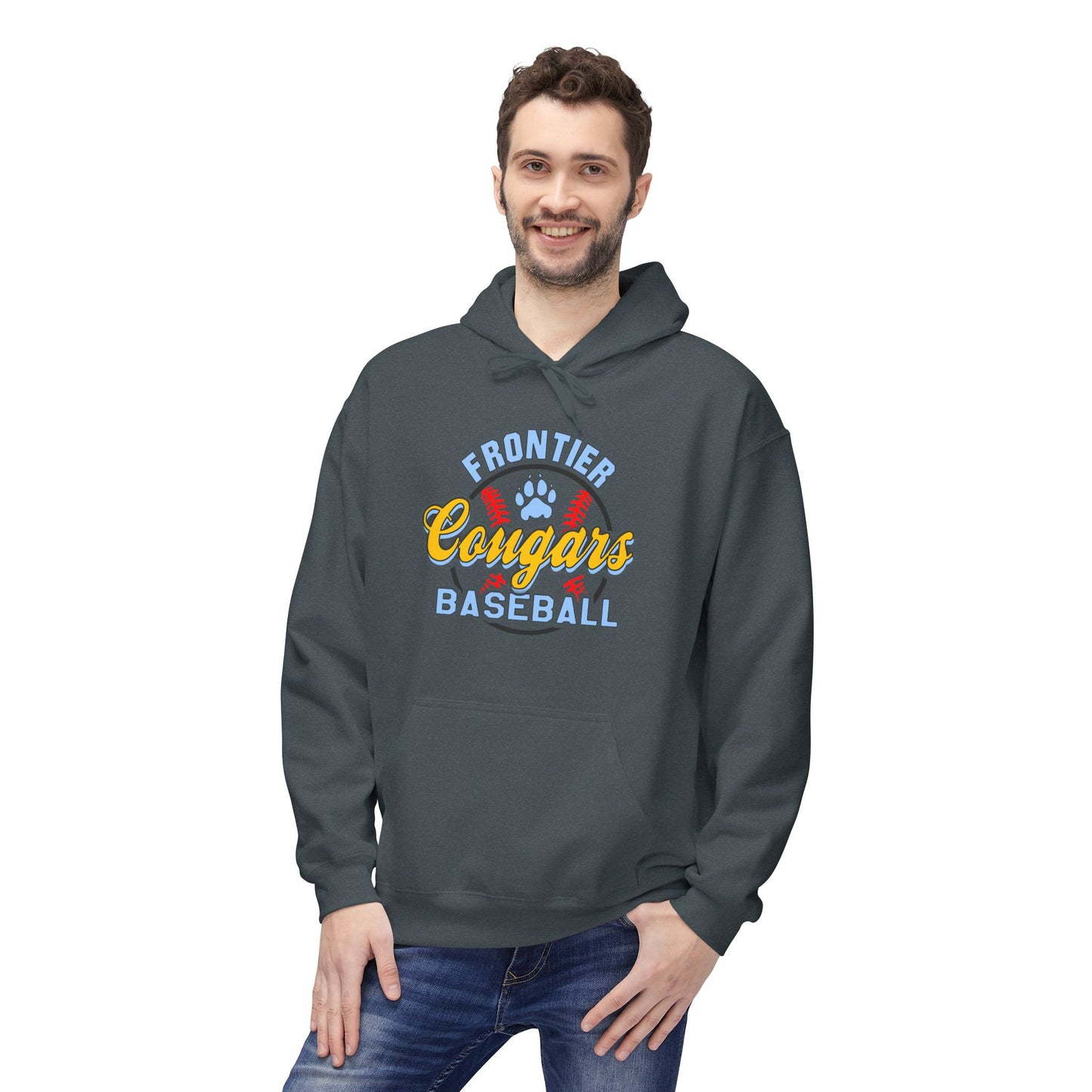 Frontier Cougars Baseball 1 Hoodie